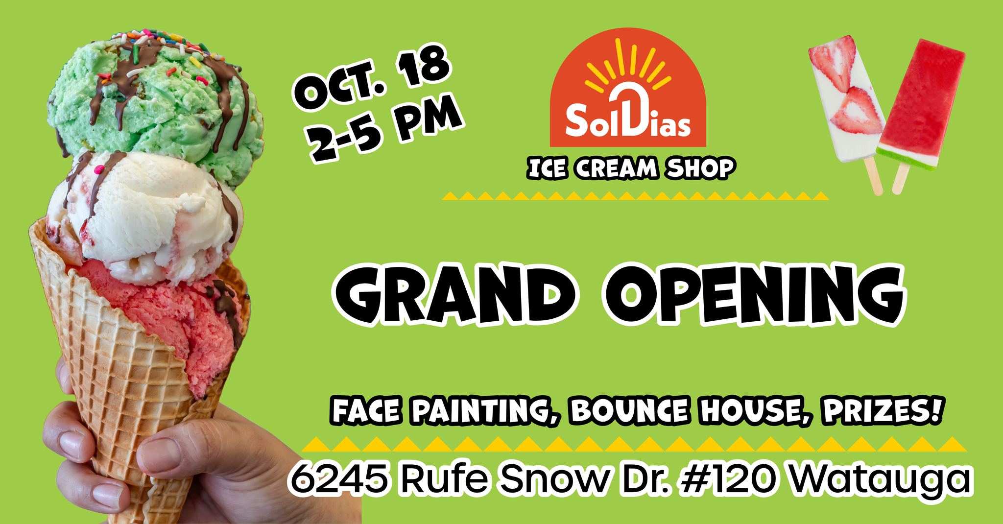 Sol Dias Rufe Snow Grand Opening Event!