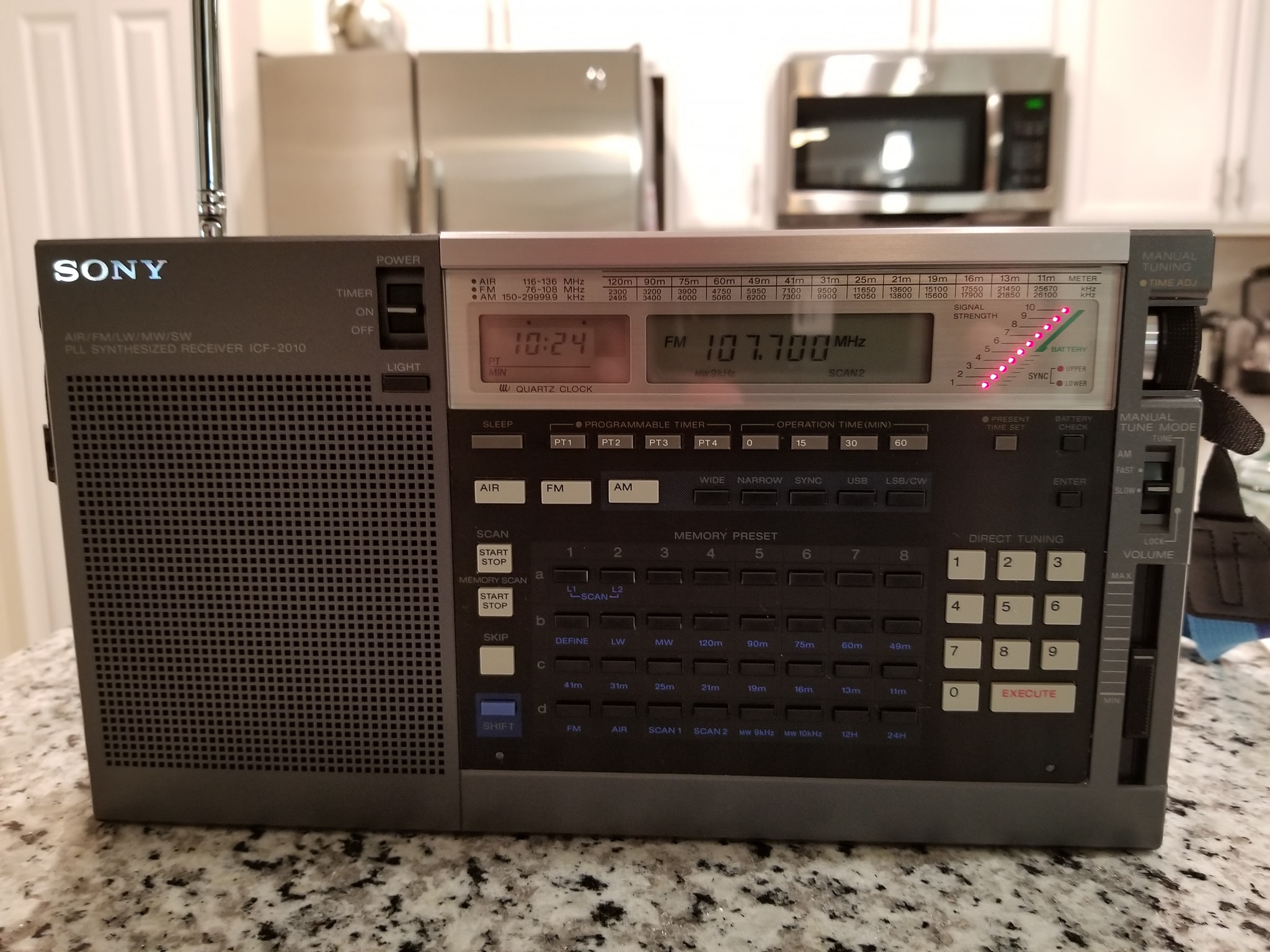 Sony ICF-EX5MK2 Japanese radio specs and features