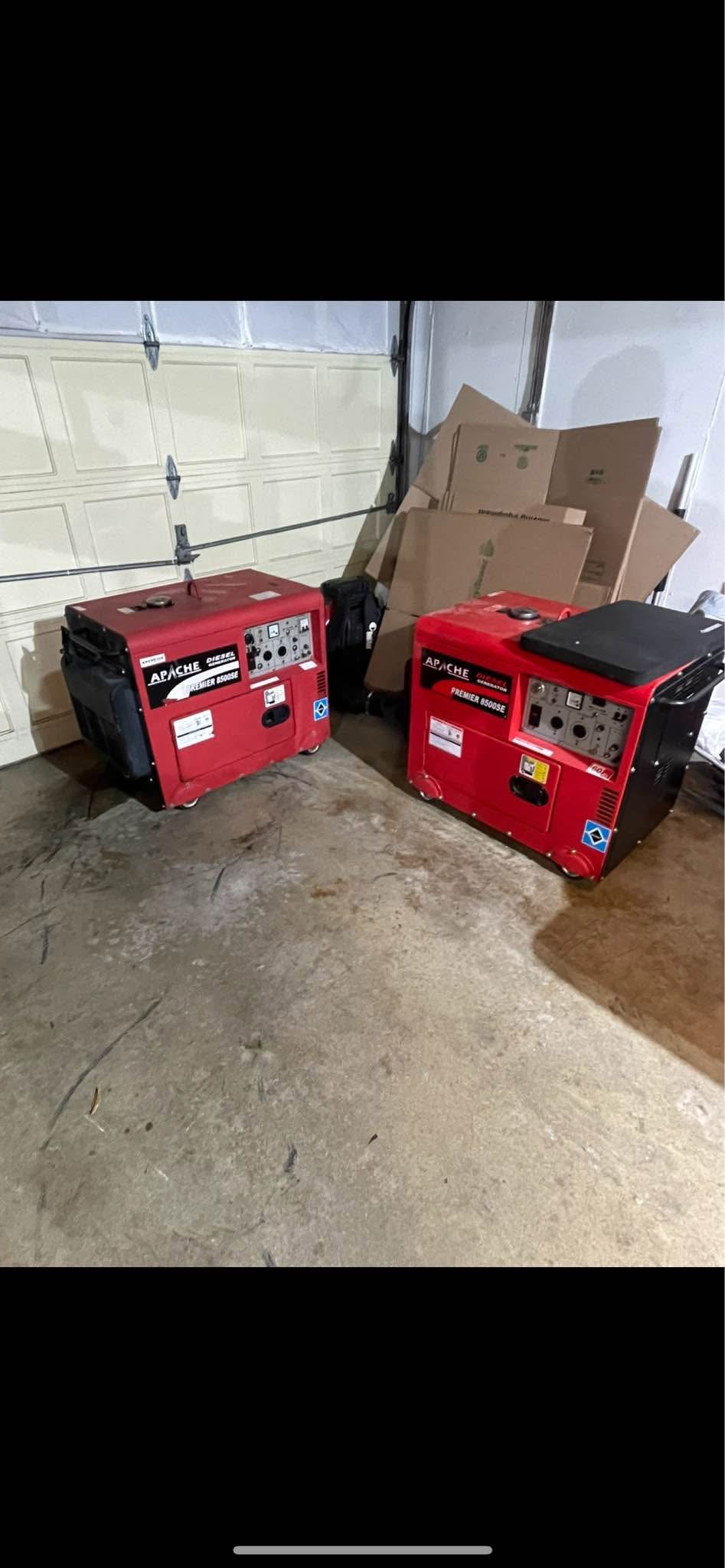 2 Apache Premier 8500 diesel generator - Miscellaneous Tools - Bristol ...