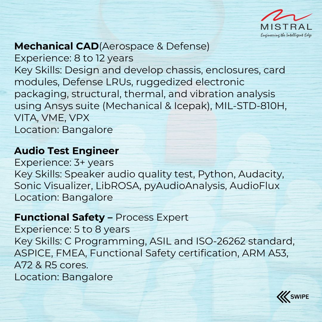 Mistral Solutions Pvt. Ltd. | Bangalore