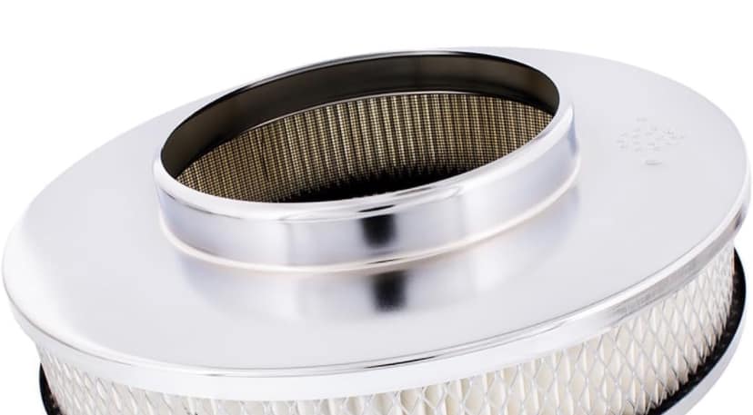 Sell 14 Elite Style Aluminum Air Cleaner Black Finish Top Holley Edelbrock Hot Rod in Long