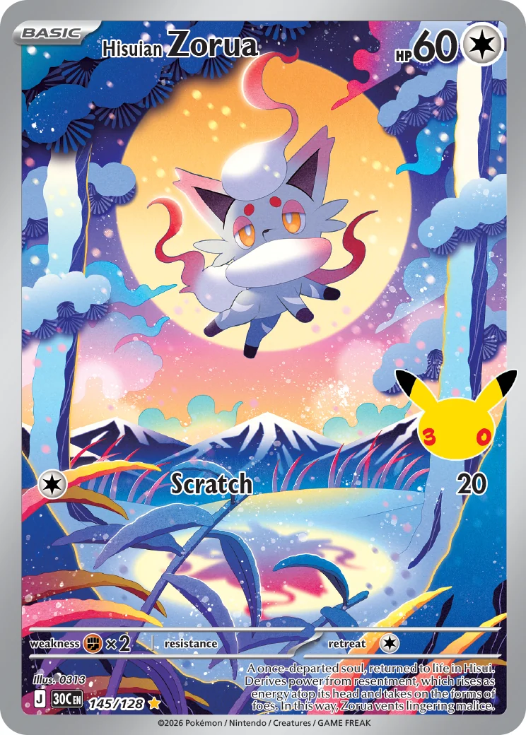 Favorite Pokémon cards from 30th anniversary set