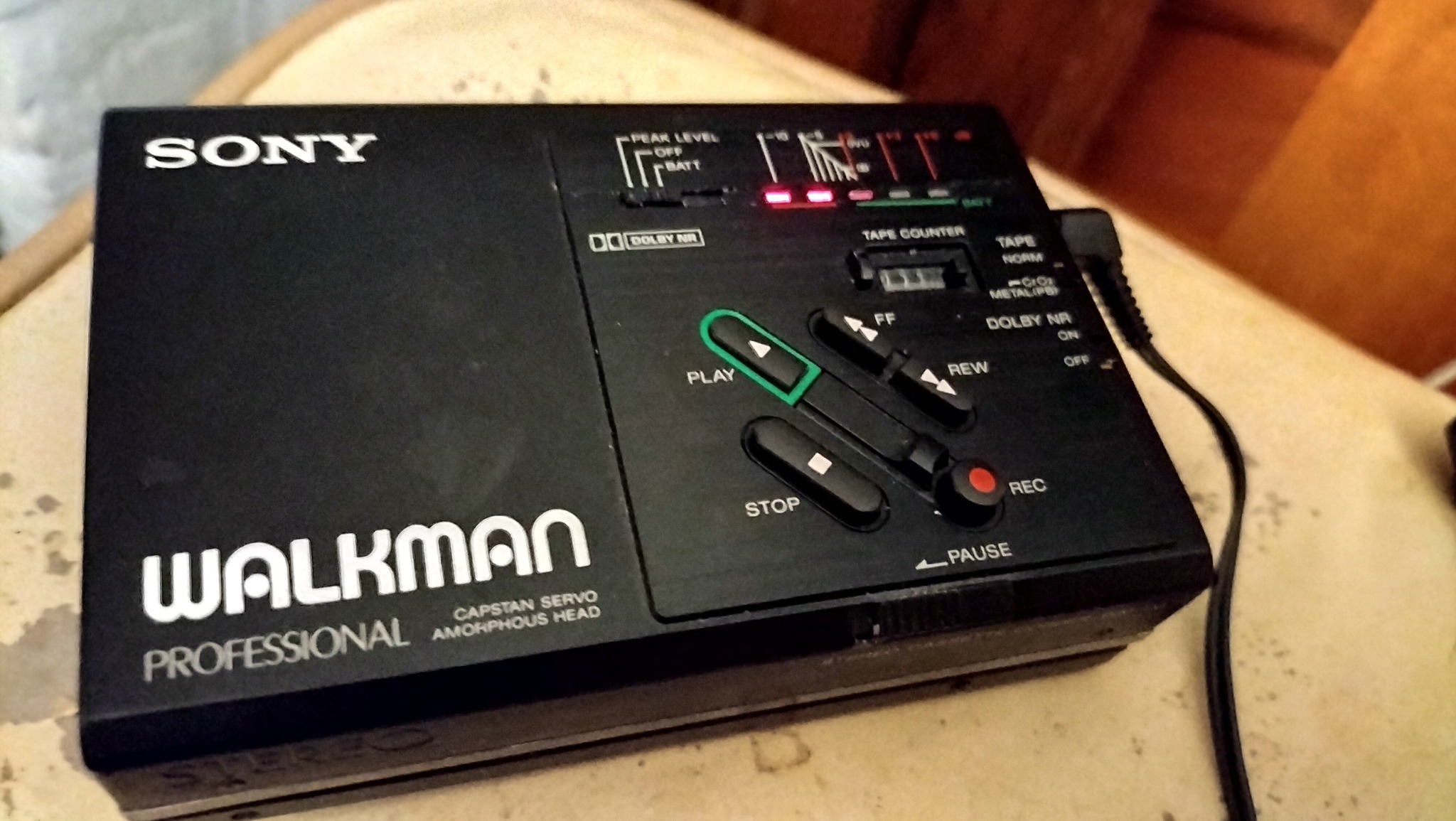 Sony walkman sounds incredible with no wow and flutter