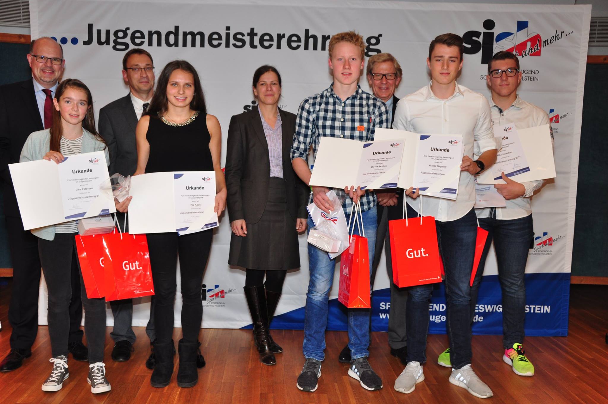 Sportjugend Schleswig-Holstein - Leichtathletik: (vlnr) Dr. Christopf ...
