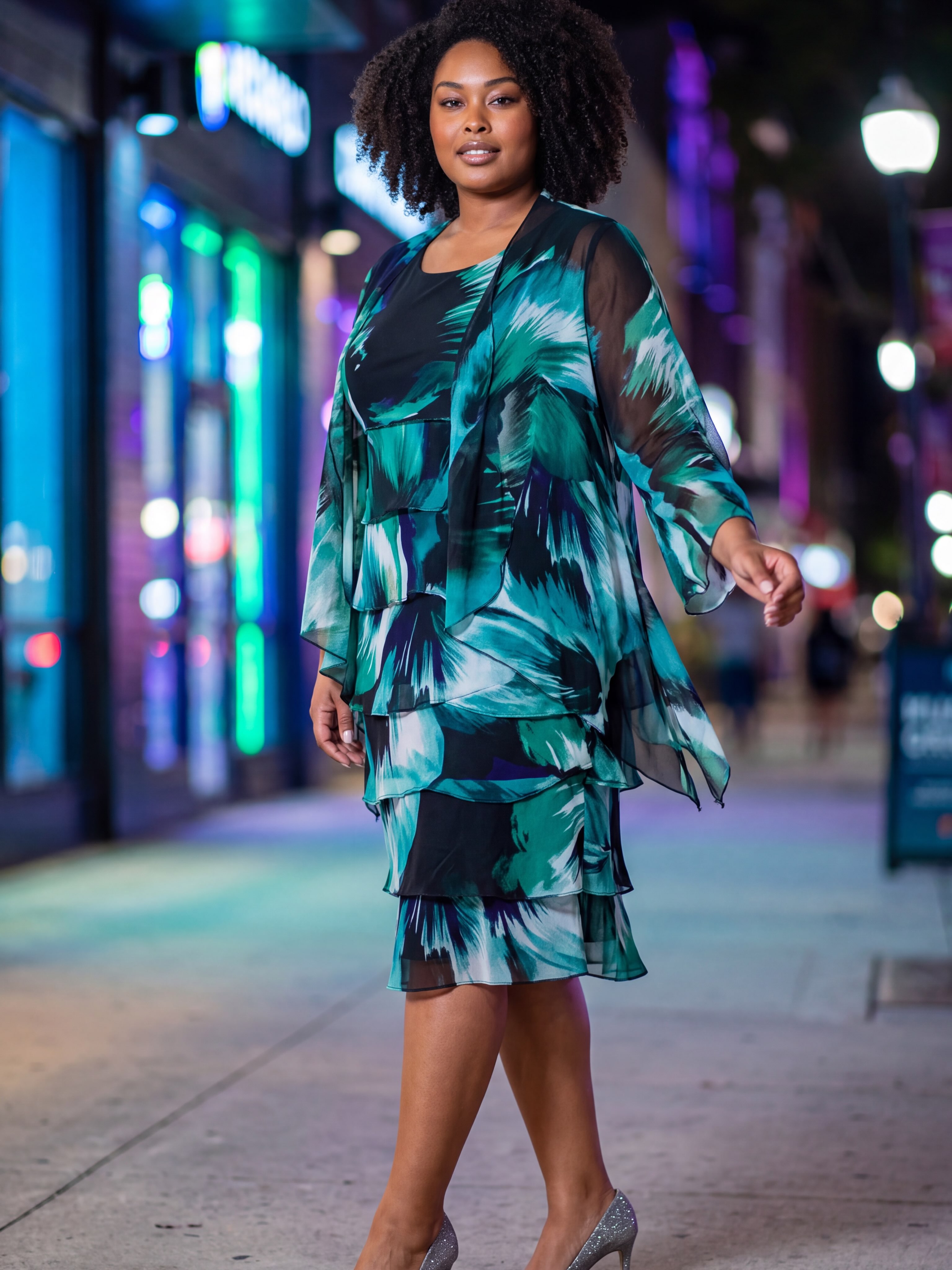 layered chiffon dresses plus size Layla Jones' new plus-size mother of the bride available now party plus size dresses