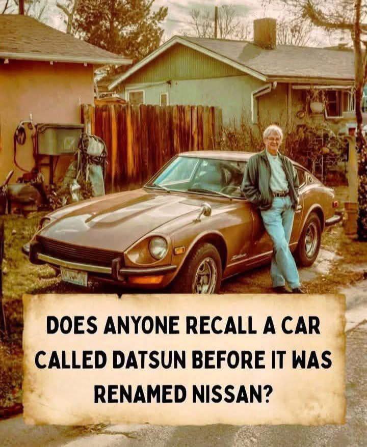Why do the classic Nissan GTR models from the 1970s not say DATSUN?