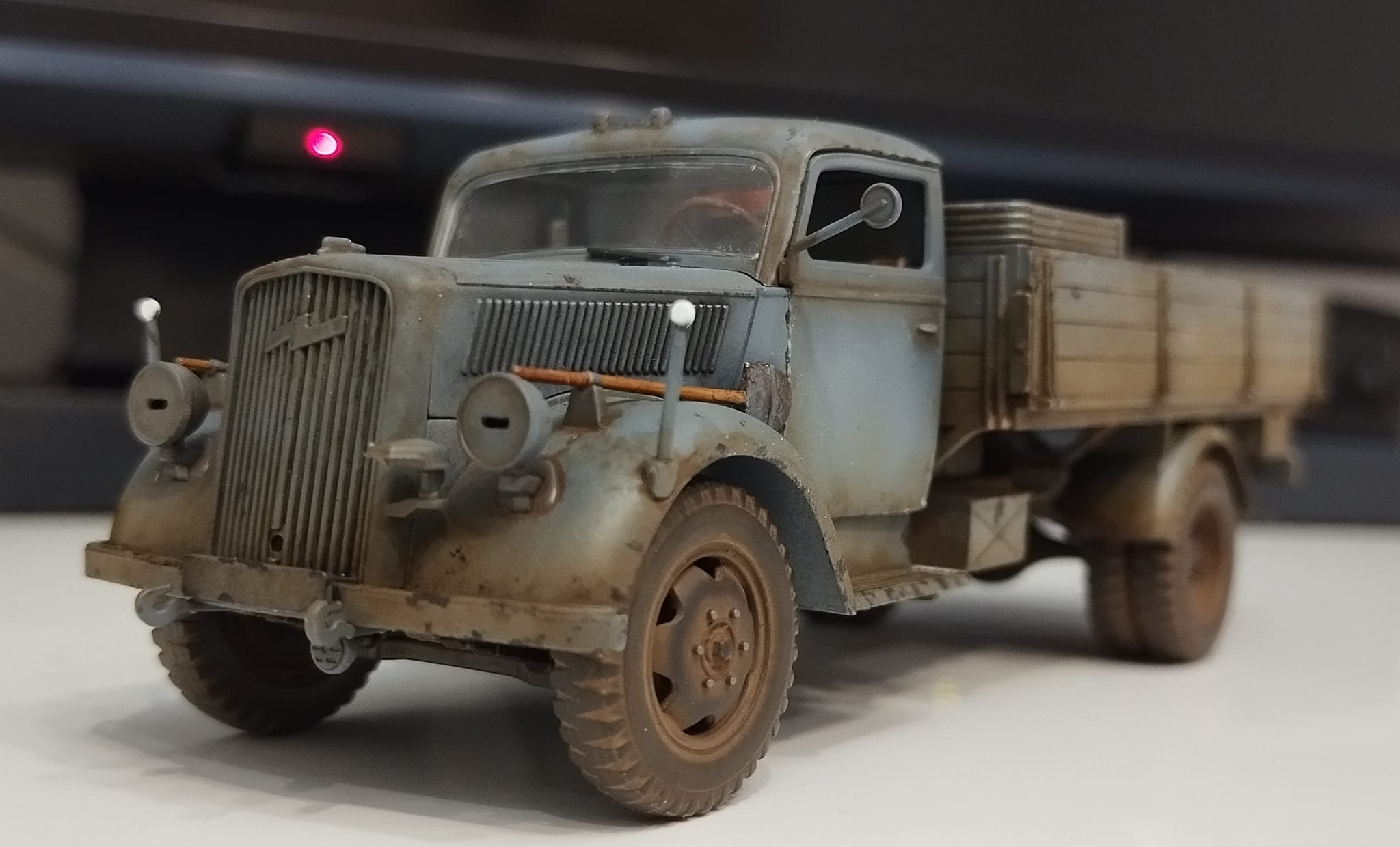 Kit Maquette 1/72 ESCI Opel Blitz 3 Ton Cargo - Camion Militaire - Occasion Bon état