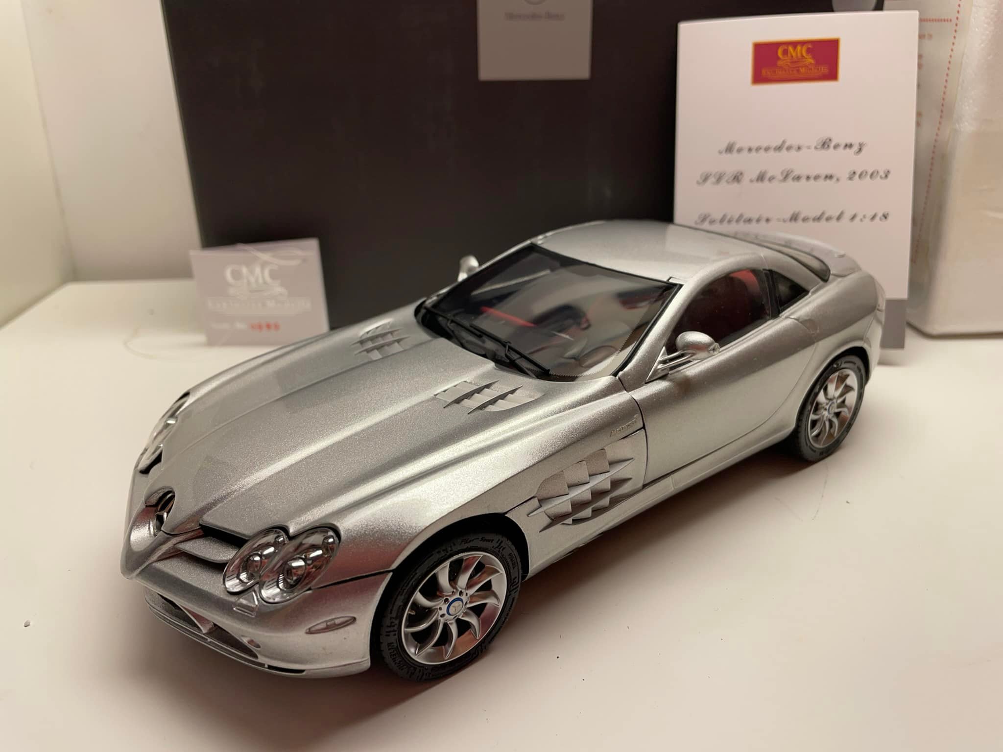 Now in stock!! 1/18 Frontiart Mercedes SLR McLaren #autoart