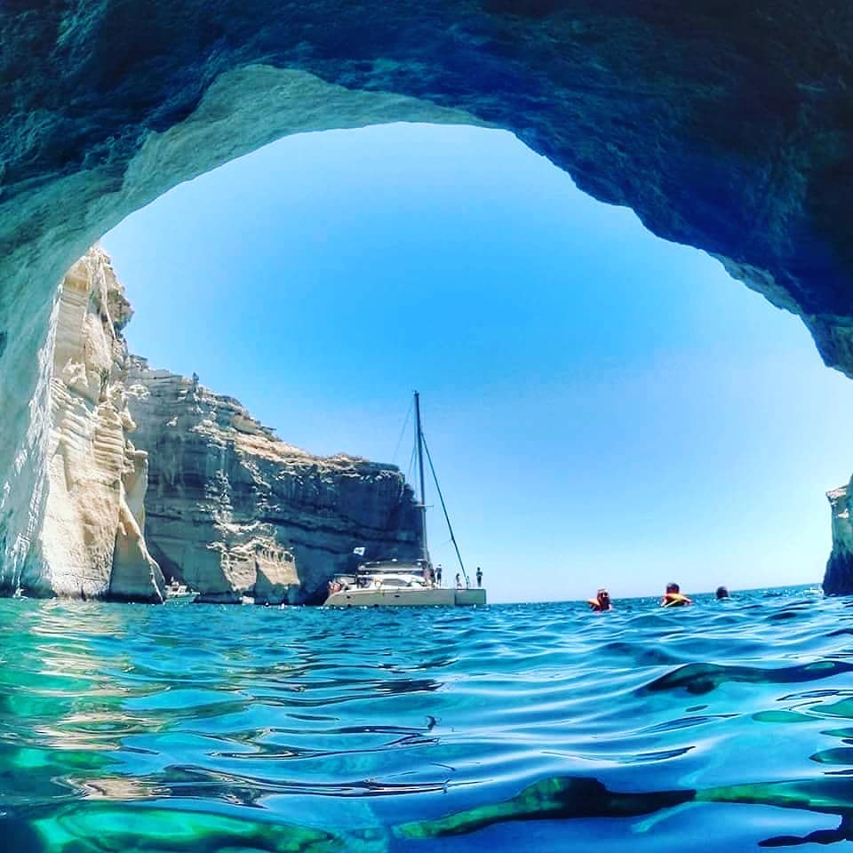 Sifnos Boat Rental Calypso - Milos (Half Day 2) Route: Arkoudes - Vani ...