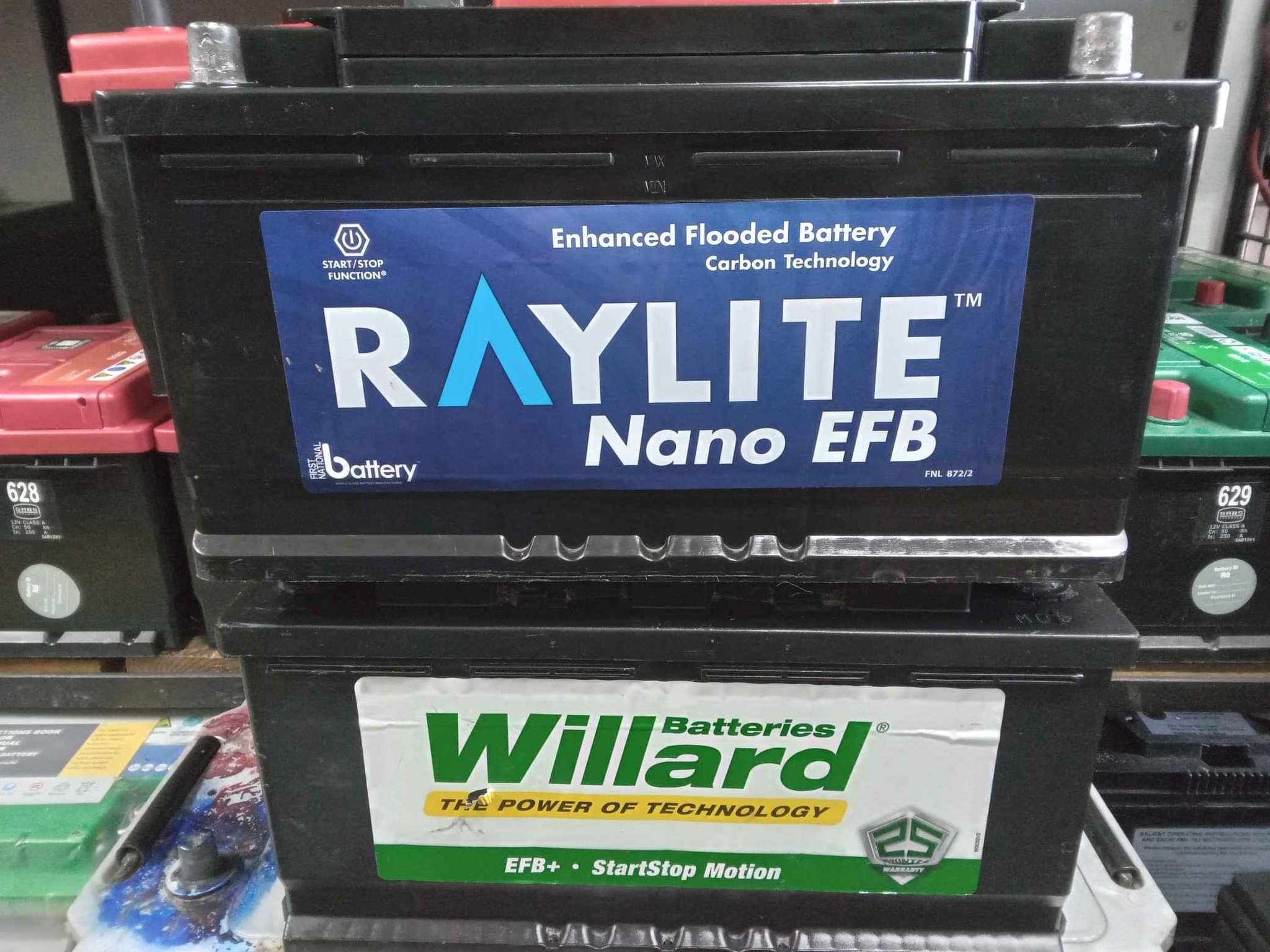 Willard / Raylite size 658 batteries BMW / Mercedes-Benz - Batteries ...