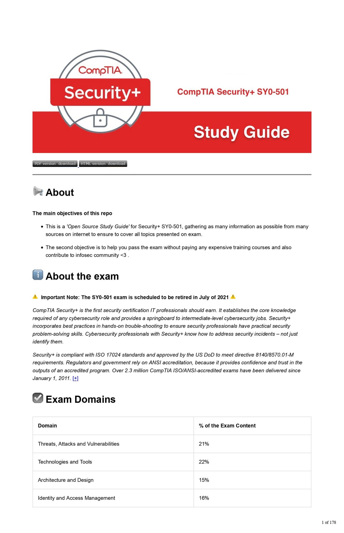 Computer Knowledge & Cybersecurity Group | # **CompTIA Security+ Study ...