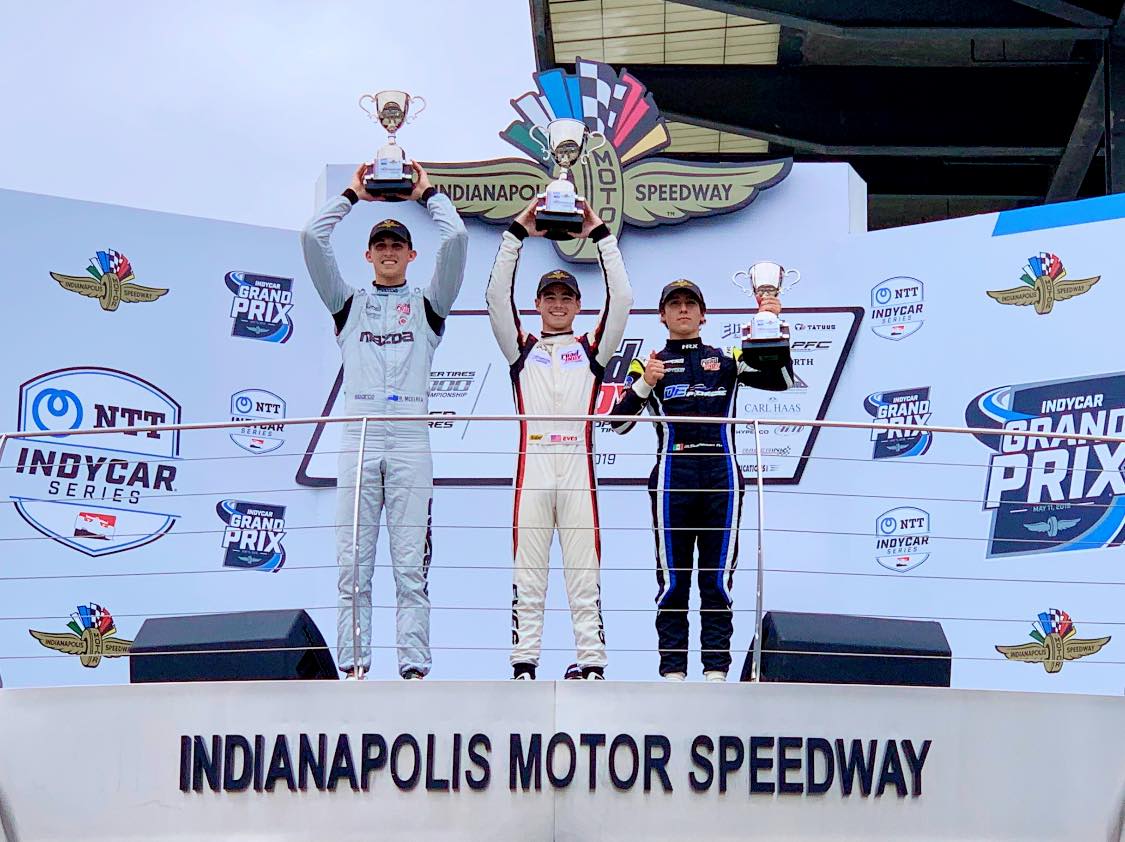 Hunter McElrea - So close...! Very positive day when your on the Podium ...