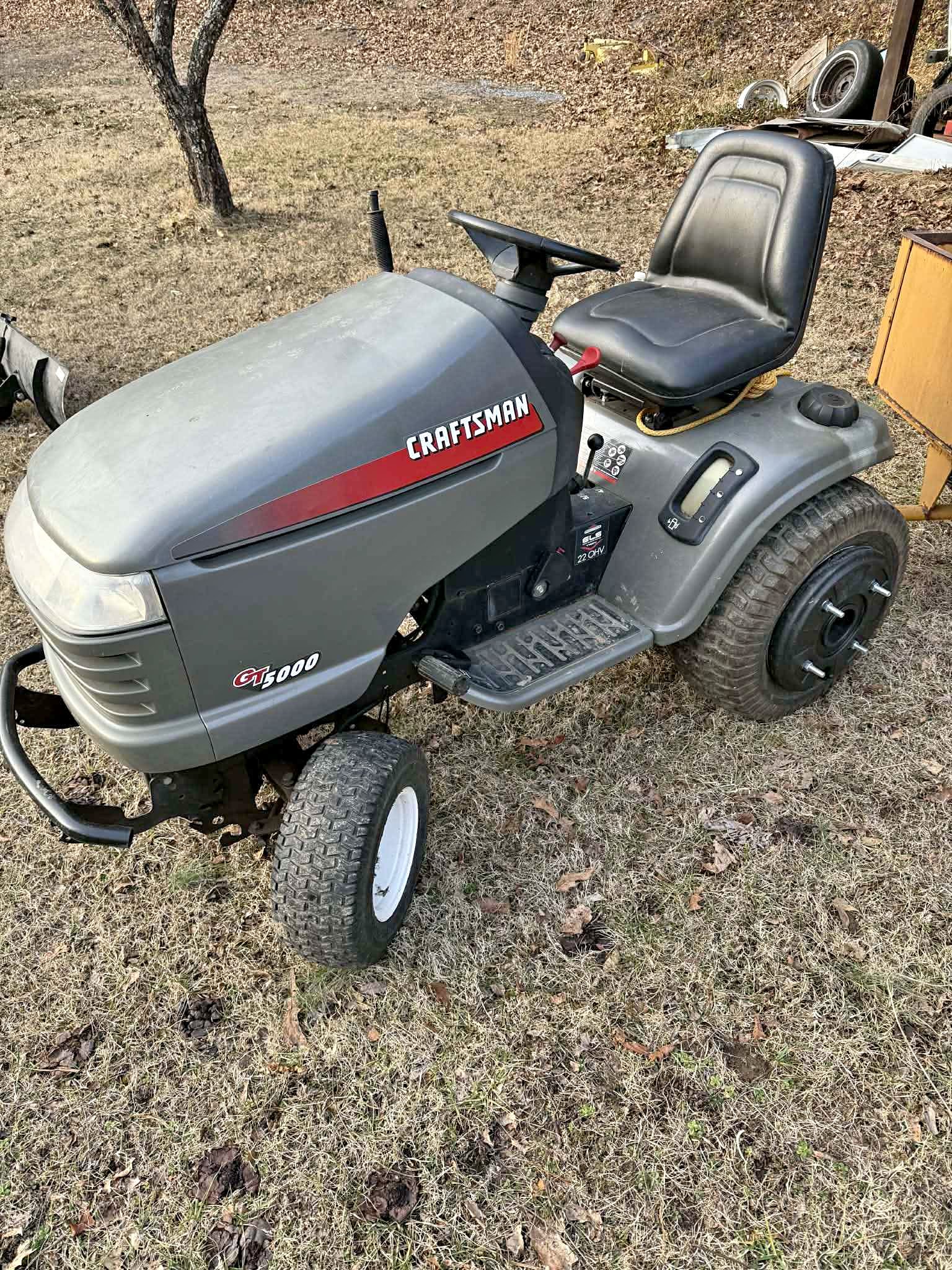Craftsman GT5000 Riding Mower - Lawn Mowers - Covington, Virginia ...