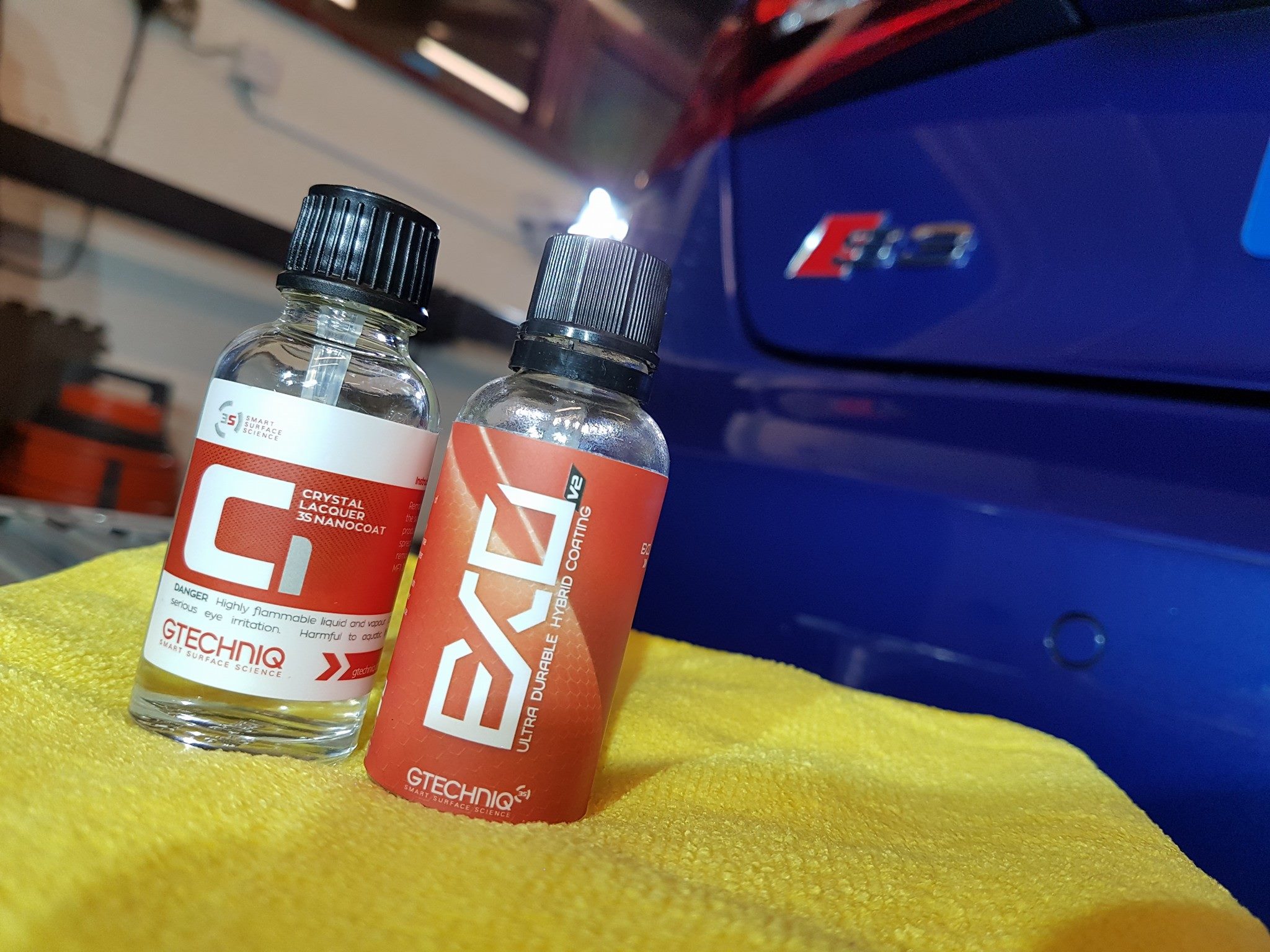 Boost ceramic protection with a spray and a wipe with Caramics