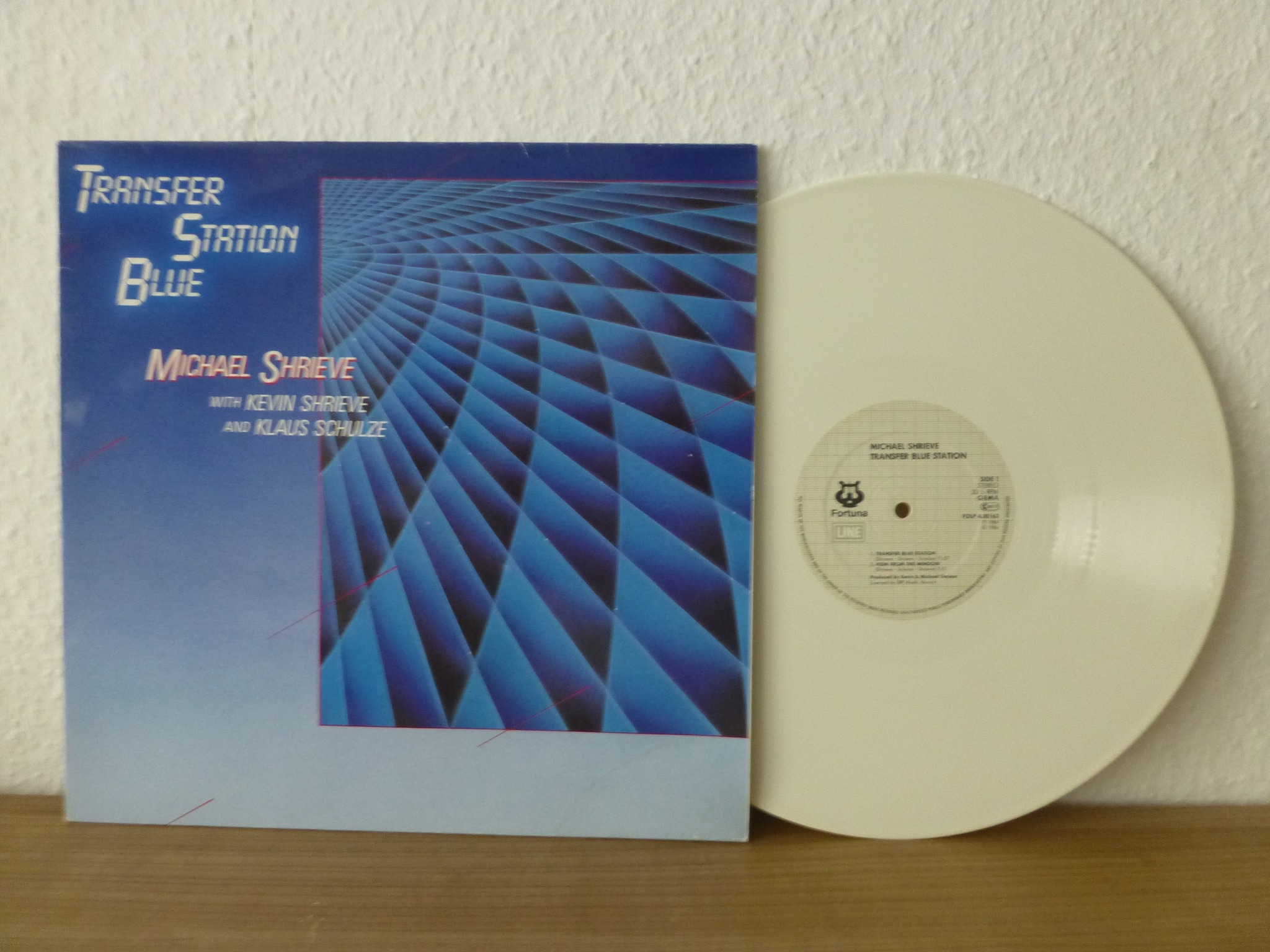 SHRIEVE / SCHULZE - TRANSFER STATION BLUE D-1986 Repress on white 