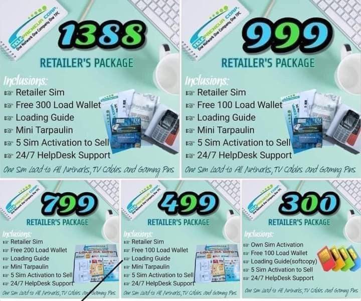 Tpc Eloading 1-Sim All Network & Cables | Manila
