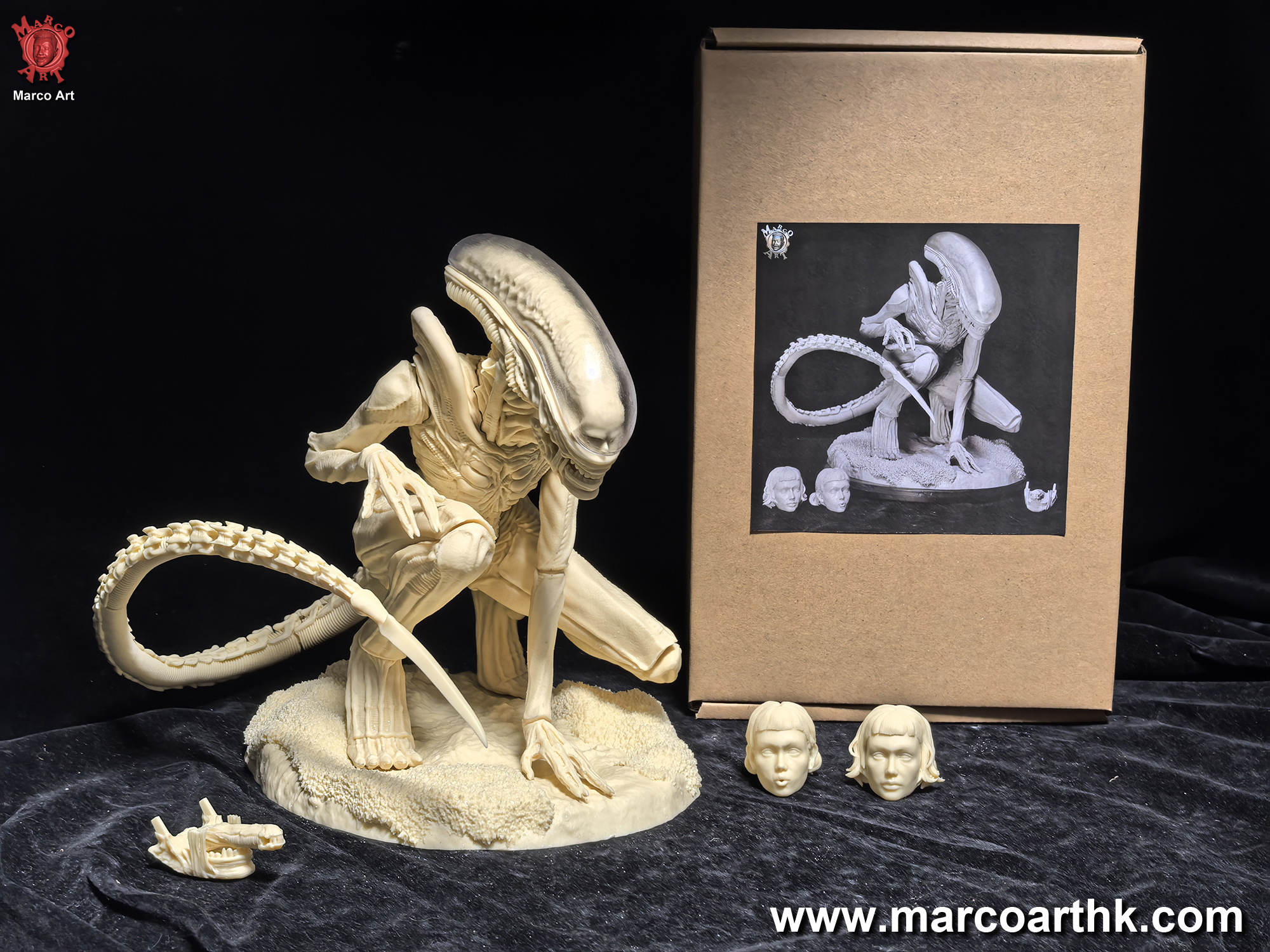 Marco Art - “Alien Pet” 1/6 unpainted resin kit is now... | Facebook