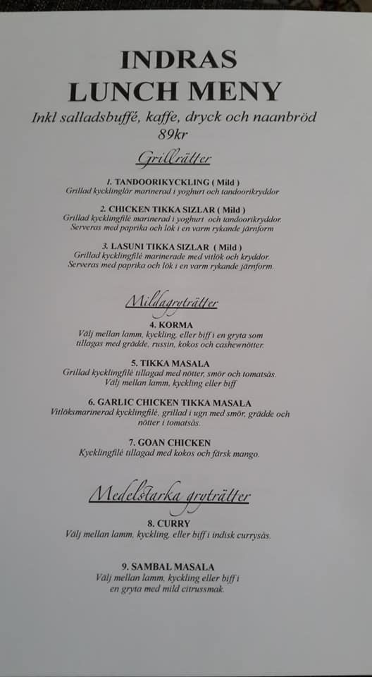 Restaurang Indra