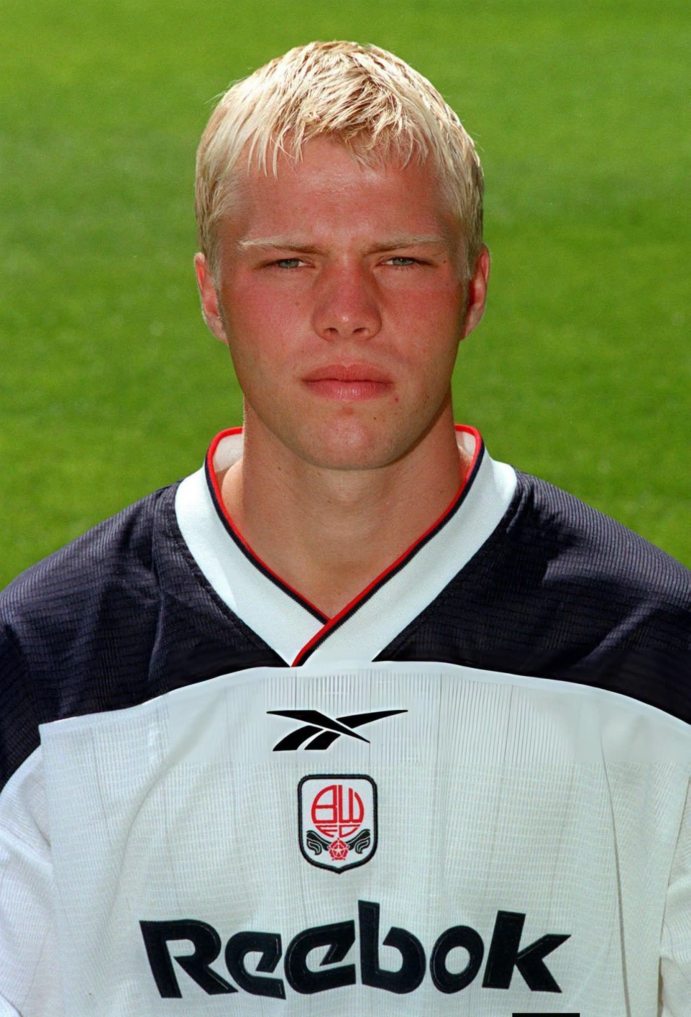 Eidur Gudjohnsen at Bolton Wanderers FC, 1999.
