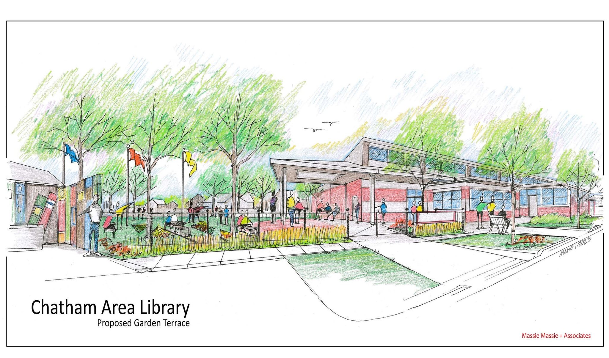 The Backyard at the Library | Chatham IL