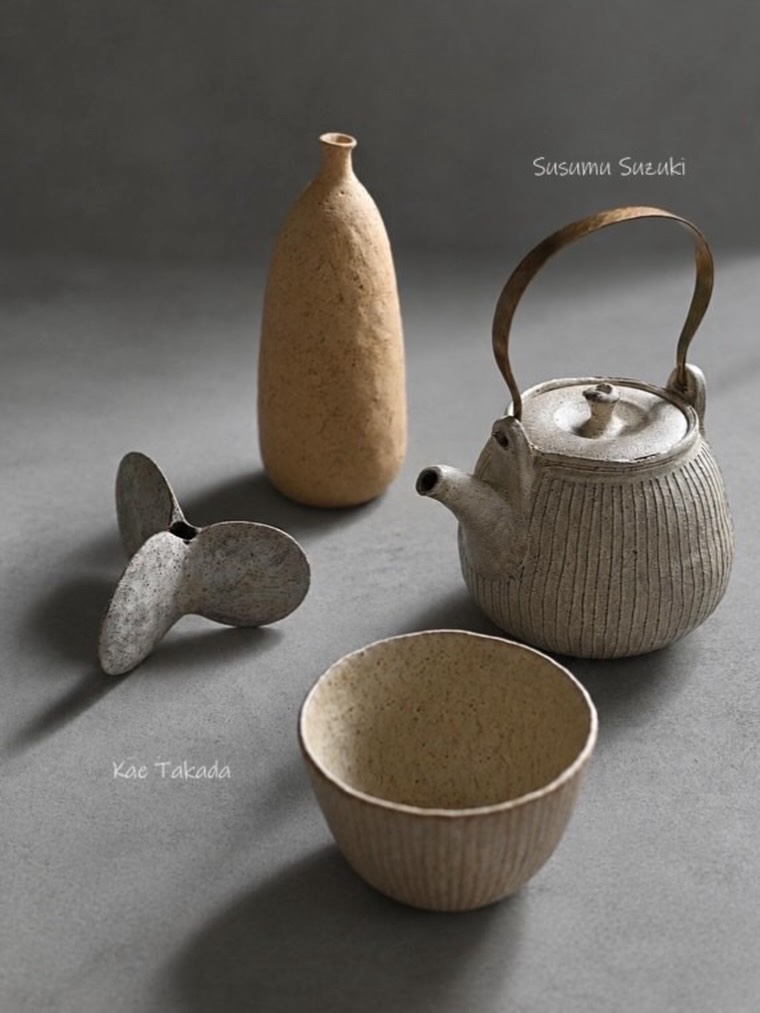 楠田純子さんの作品より 深い緑が印象的な「カルテットグリーン」の鉢
