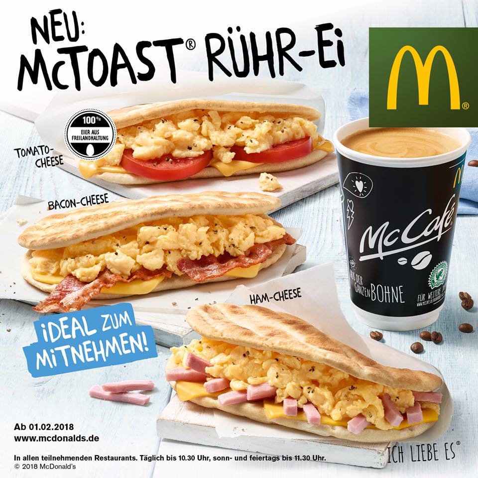 Mcdonald S Flensburg Mctoast Oder Ruhrei Fur Alle Die Sich