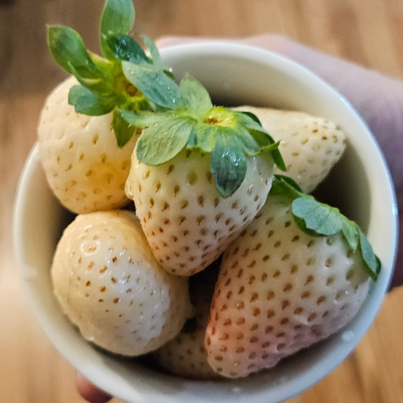 You may have THOUGHT this was a white strawberry but you've been