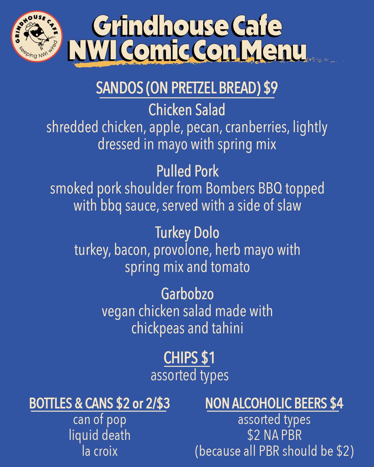 NWI Comic-Con - Attention All Heroes — Grindhouse Cafe is... | Facebook
