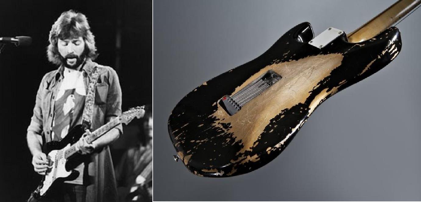 On this date in 2004, A Fender Stratocaster that Eric Clapton 