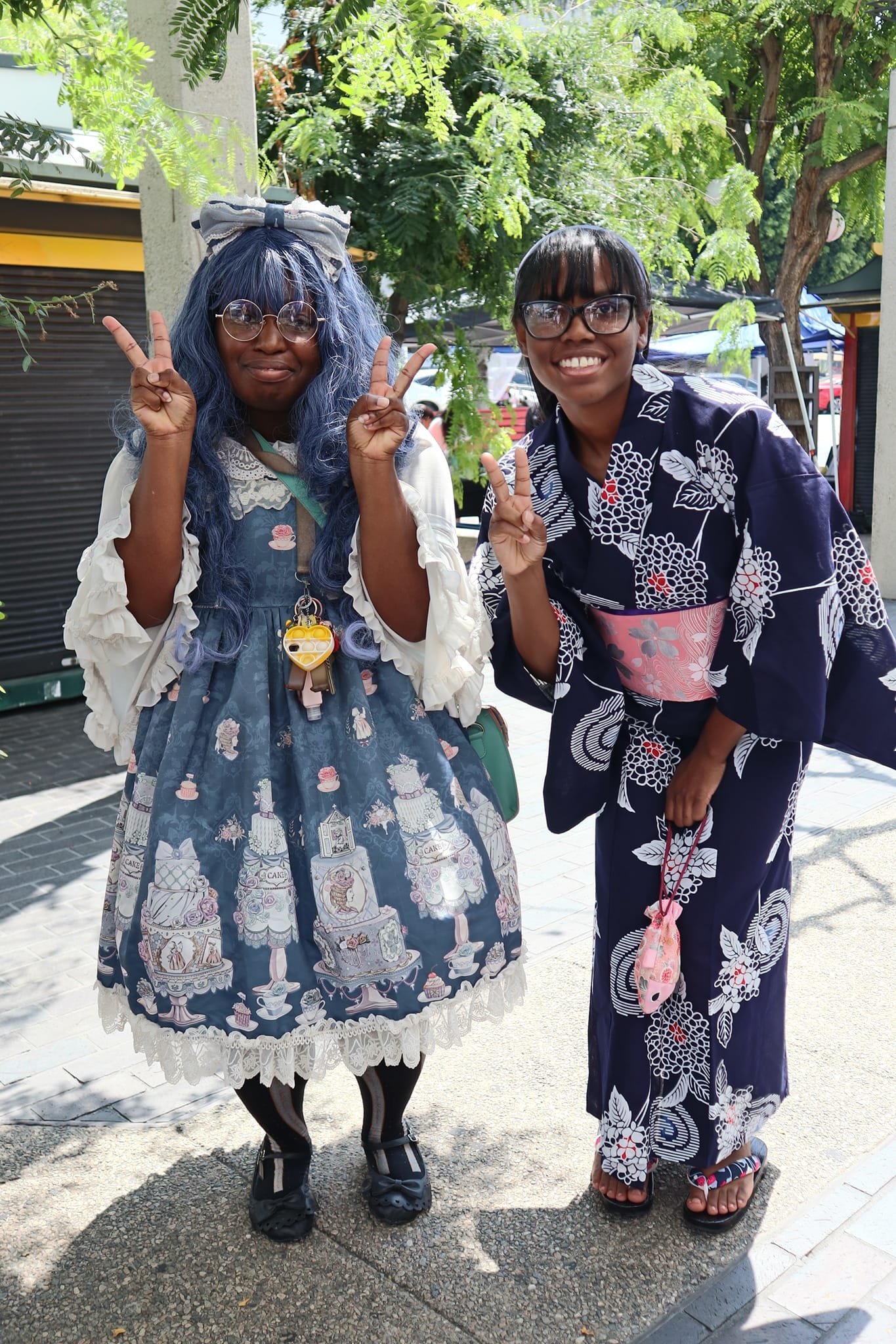 We're NOT trying to be Japanese just because we dress like this