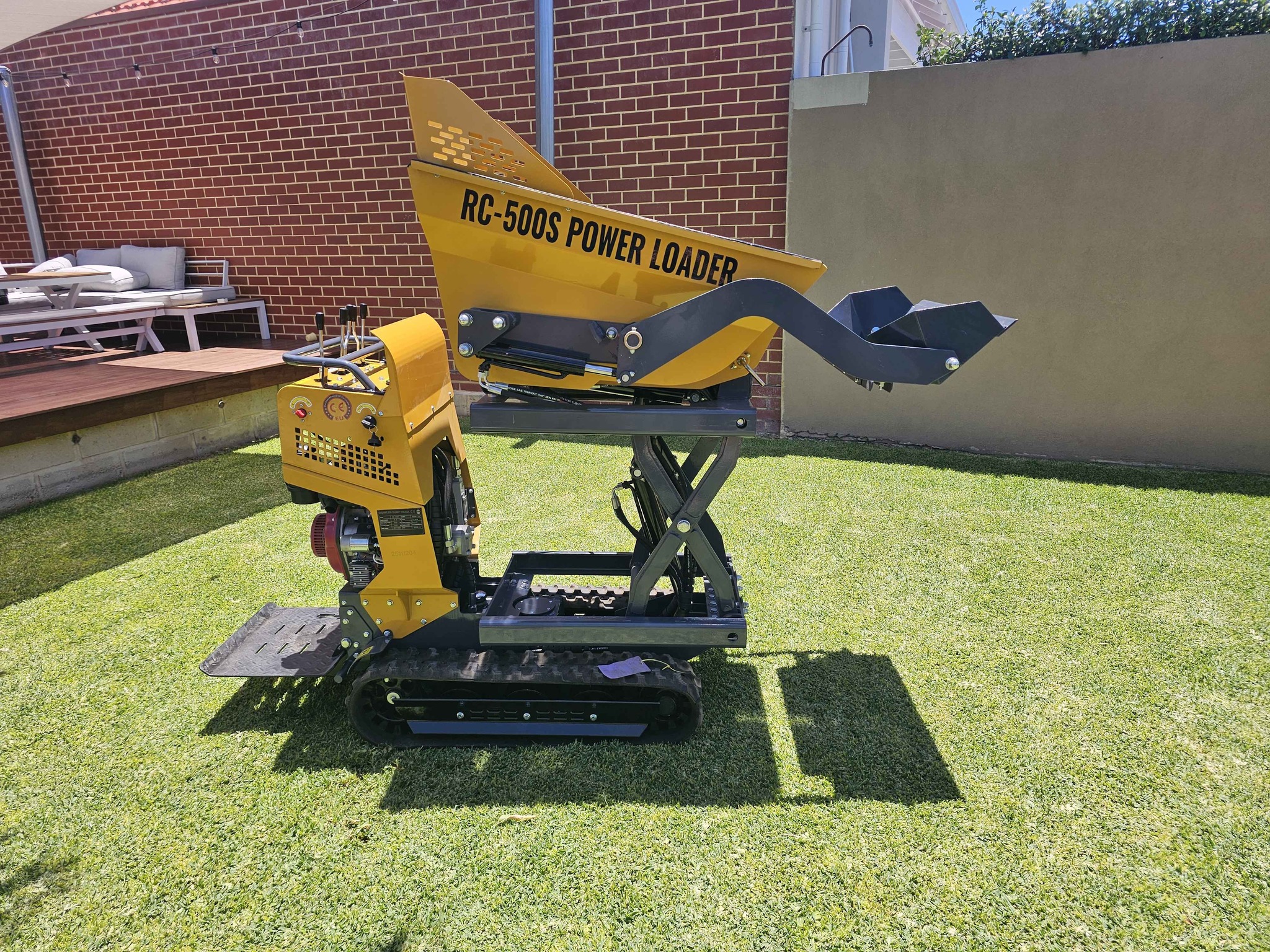 Tracked Dumper Mini Tipper Power Loader - Toy Construction Vehicles ...