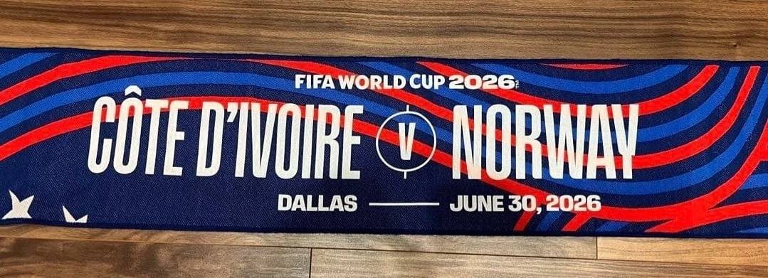 World Cup 2026 ノルウェーvsコートジボワール タオルマフラー World Cup 2026 ノルウェーvsコートジボワール タオルマフラー Global
