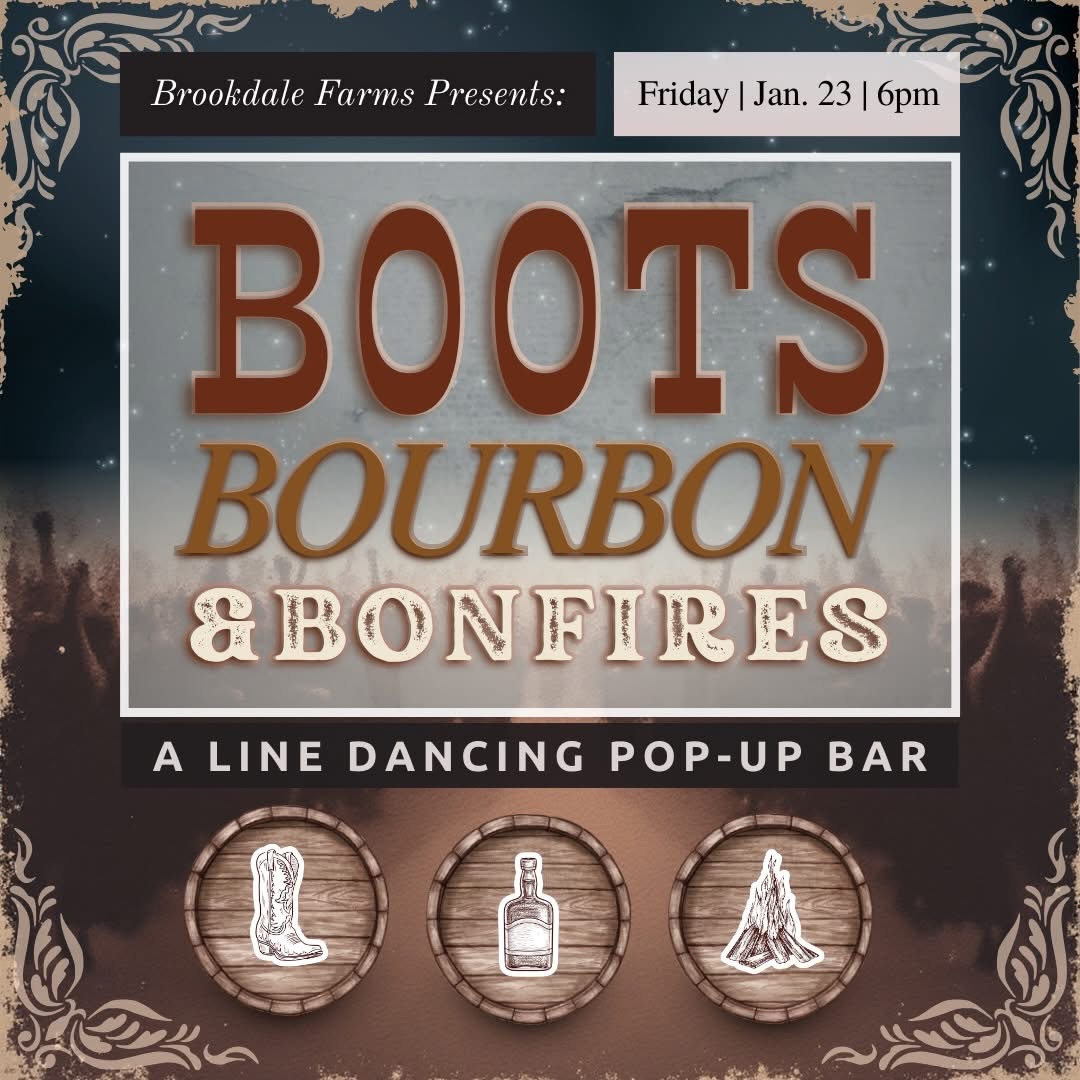 Boots bourbon and bonfires : line dancing pop up bar