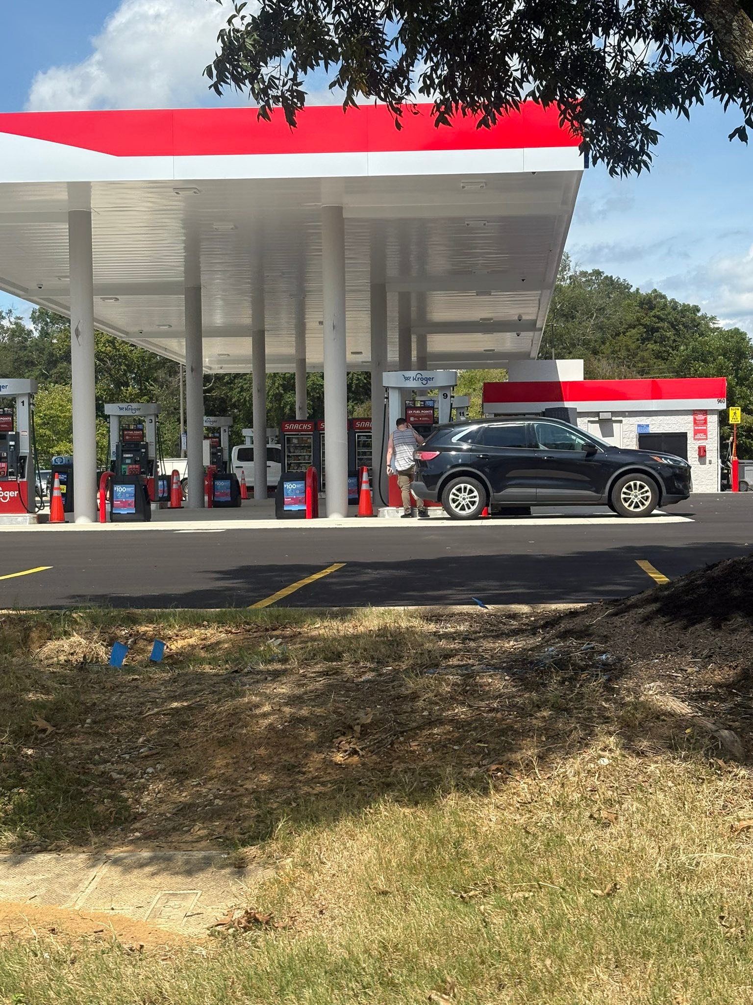 Kroger crosstown fuel center replacement underway