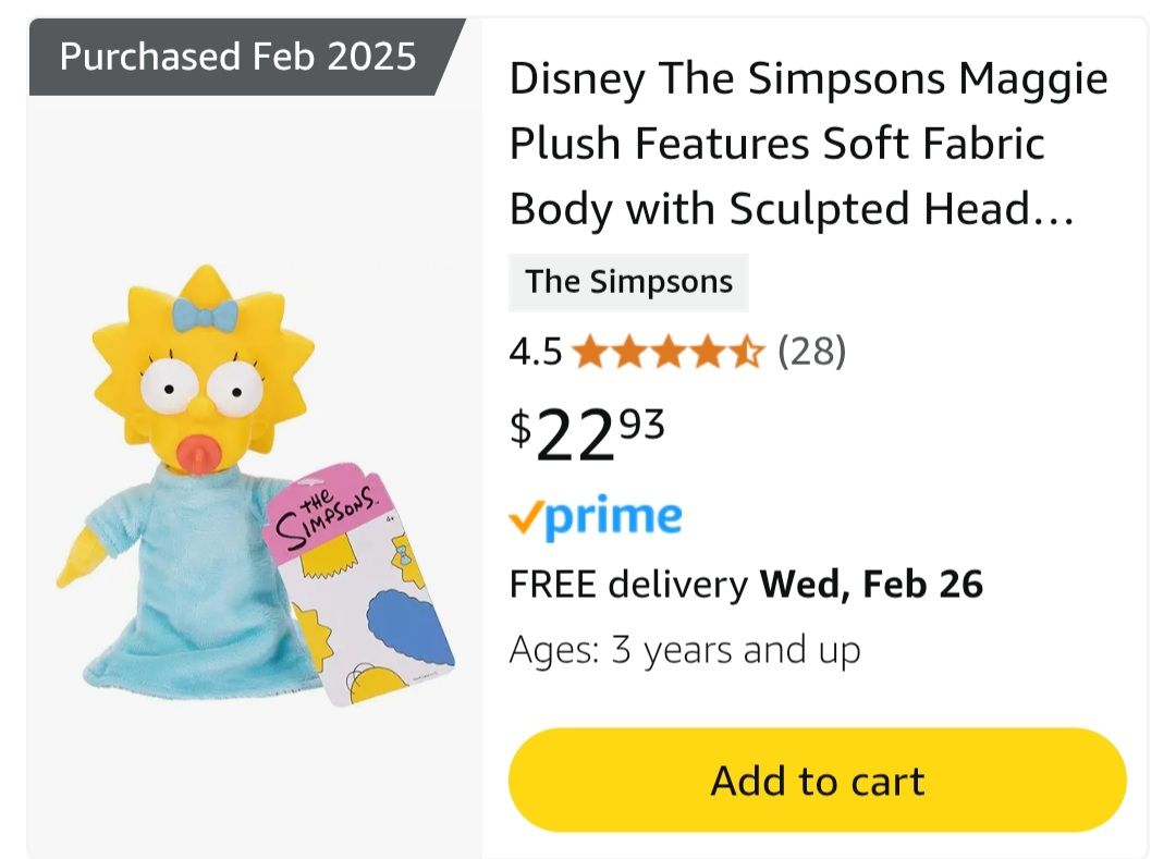Lot De 5 Peluches The Simpsons - Homer, Marge, Lisa, Maggie, Occasion