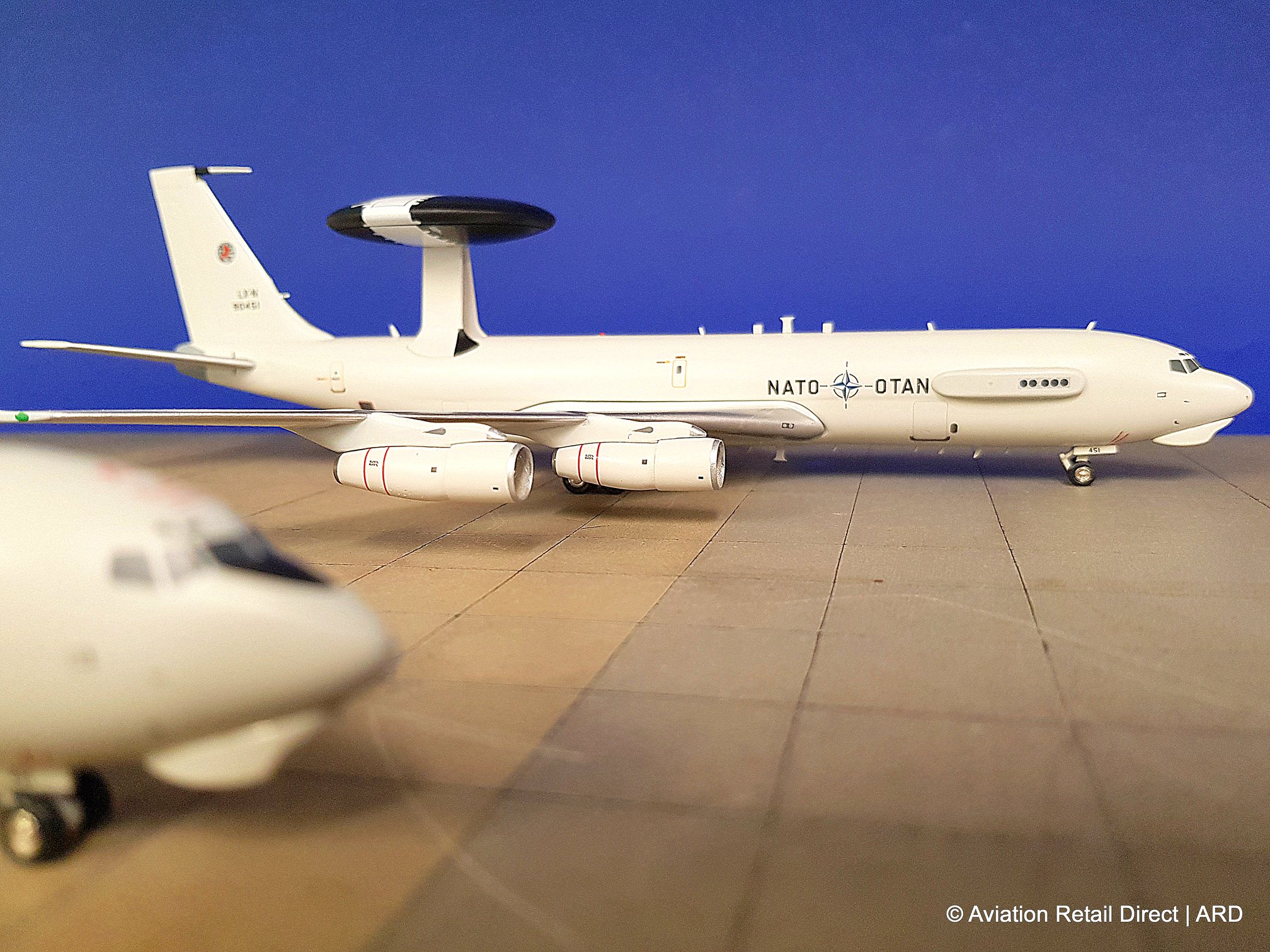 Inflight200 NATO E-3A diecast with a stand 1:200 scale. New in