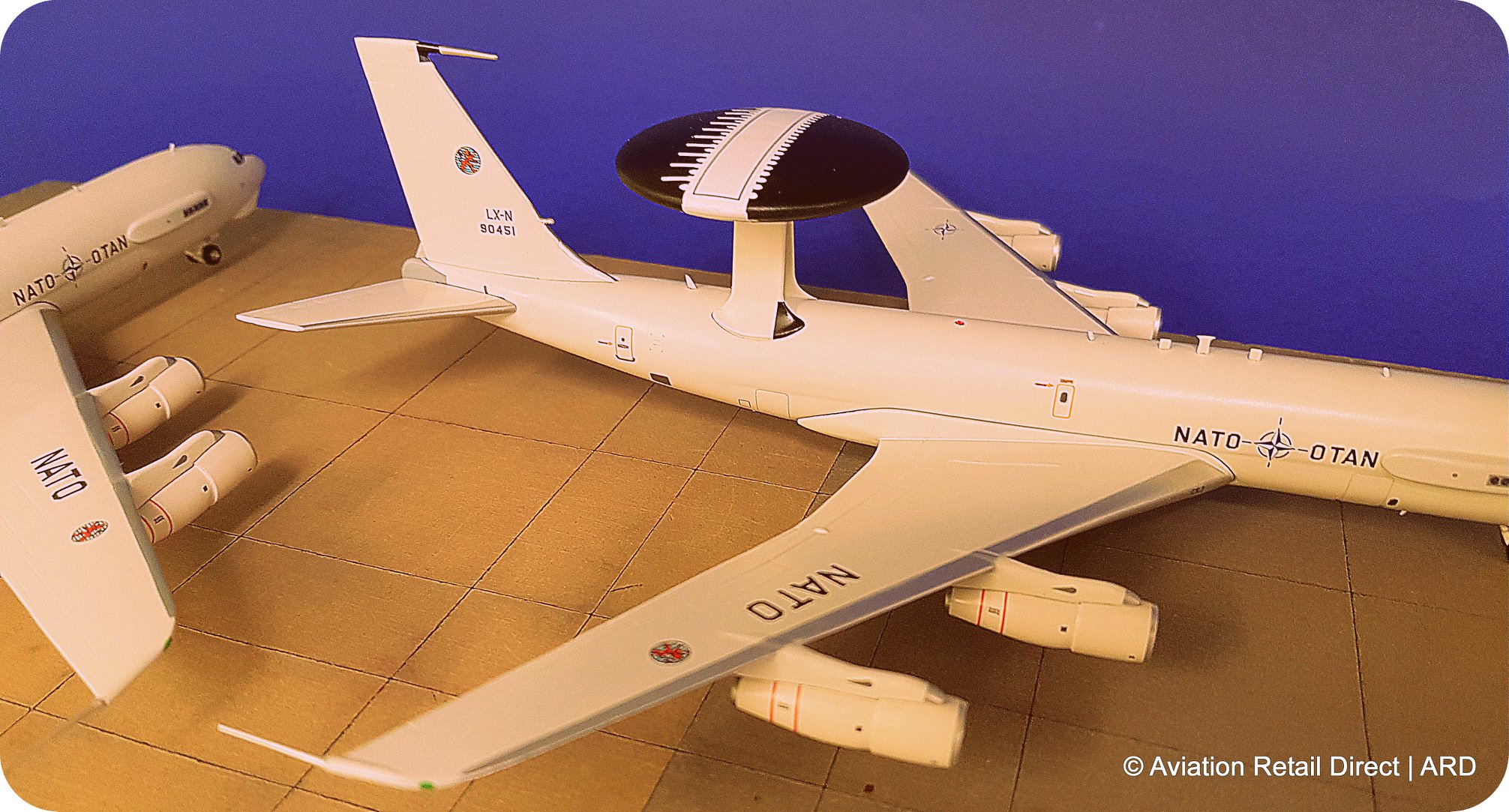 Inflight200 NATO E-3A diecast with a stand 1:200 scale. New in