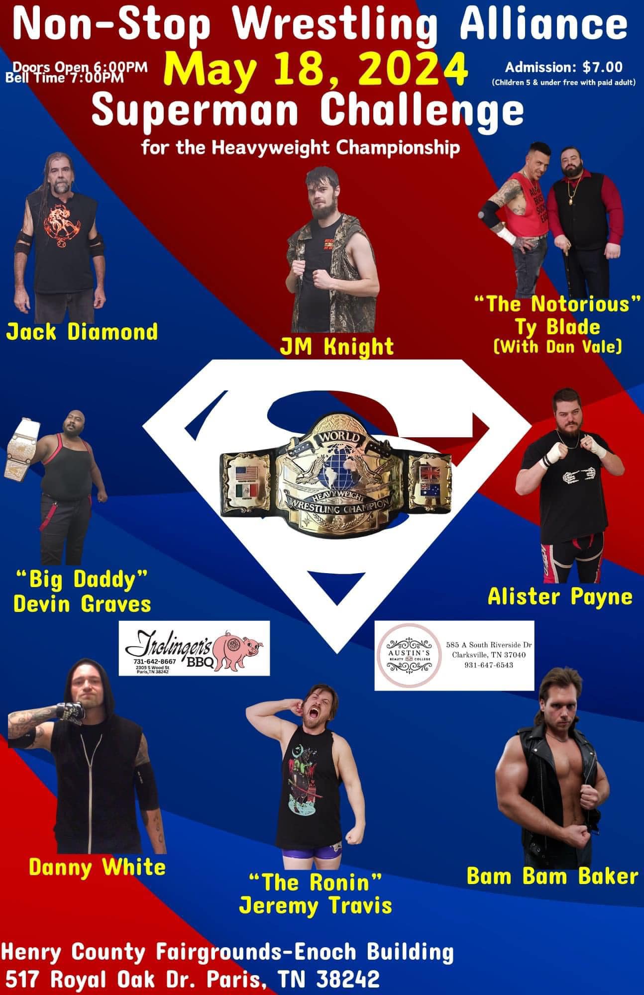 Thank you to The Champion Big Daddy De