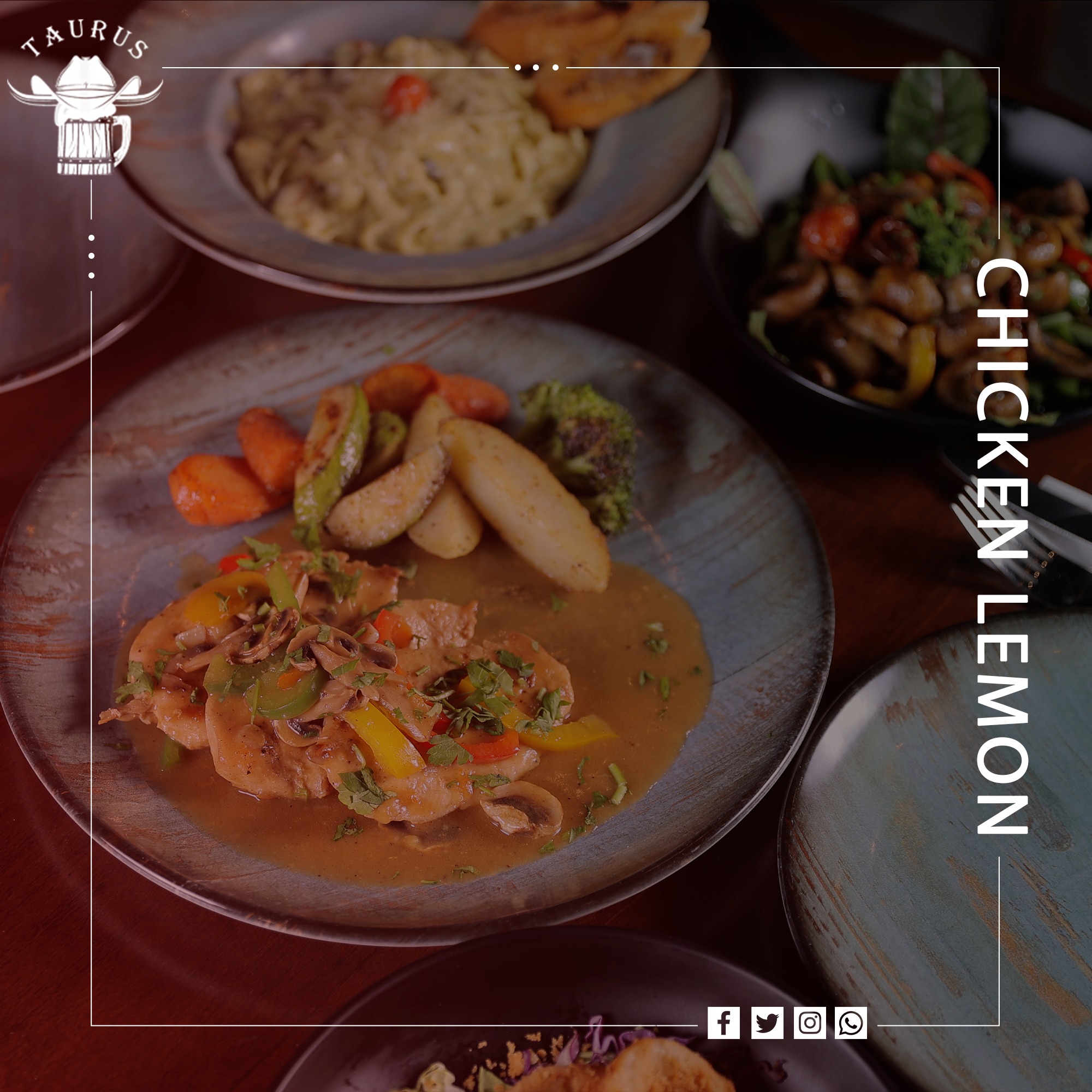 Our Chicken Lemon is the perfect dish... - Taurus Resto Pub