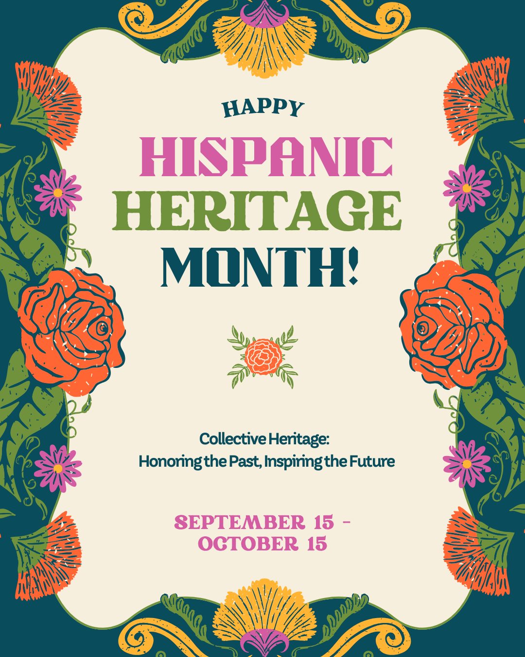 CITY - Join us in celebrating Hispanic Heritage Month! This month we ...