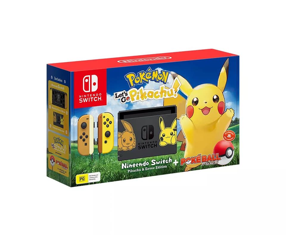 Two new bundles that include the Nintendo Switch system, Pikachu
