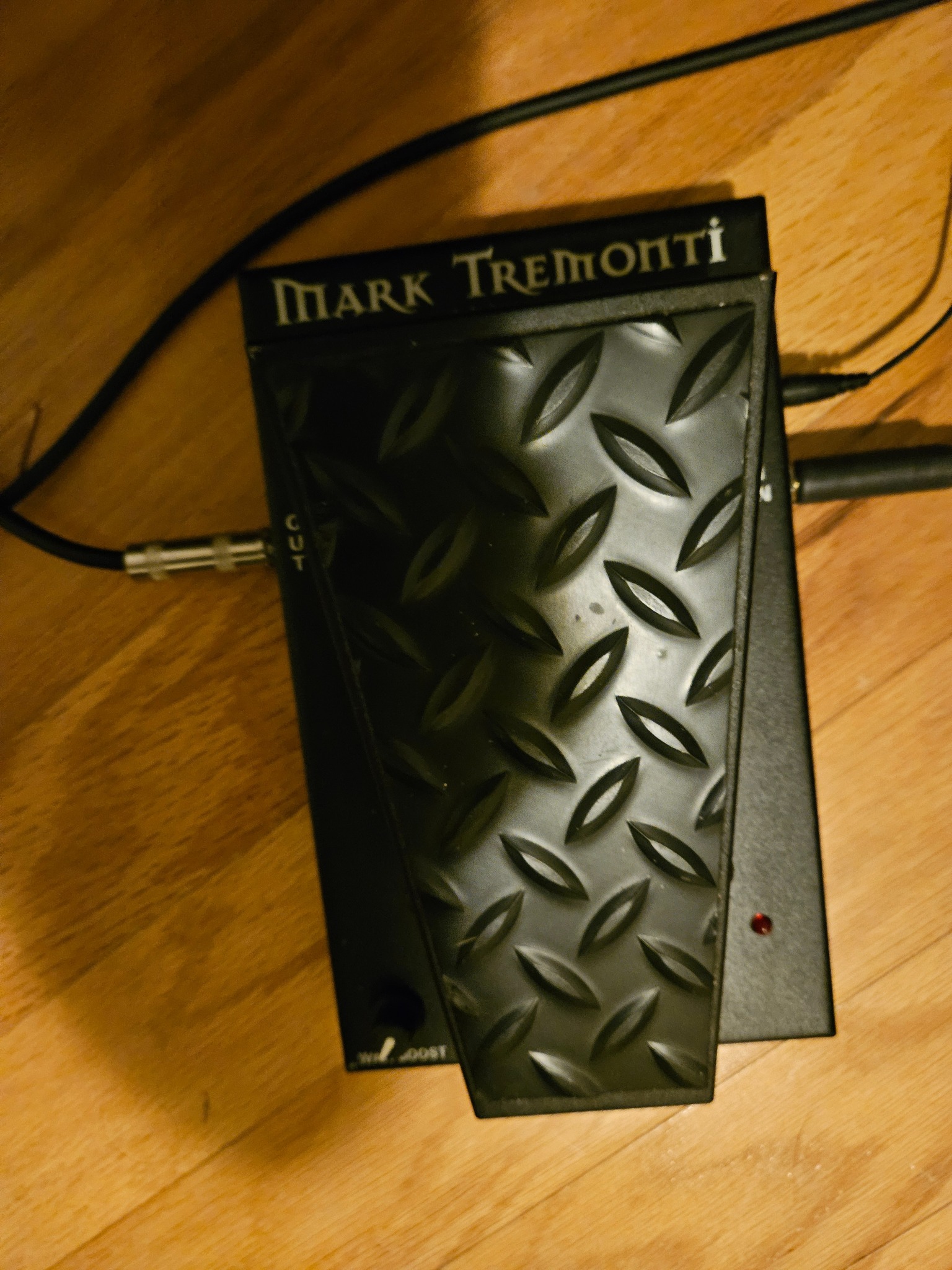 Modified Morley Skeleton optical wah pedal