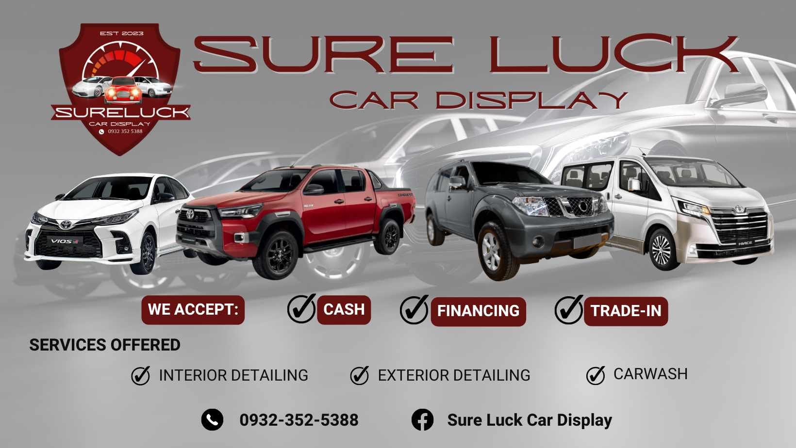 Sure Luck Car Display | Davao City