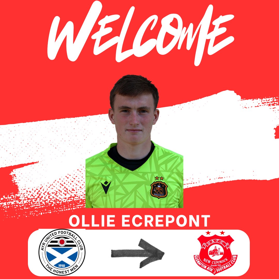 Glenafton - We are delighted to announce the signing of goalkeeper ...