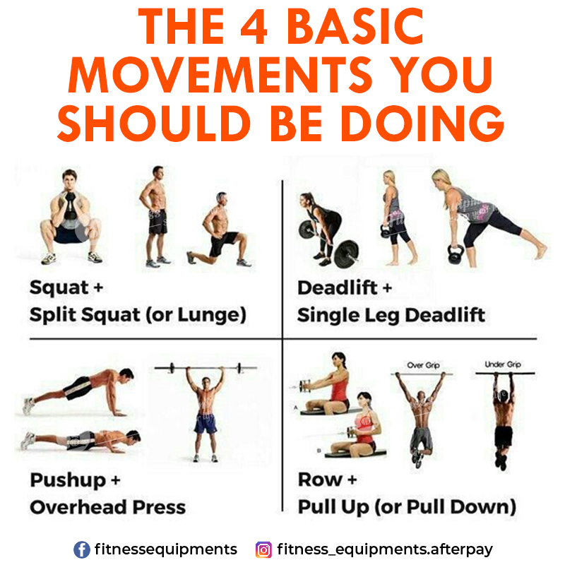The 4 Basic Movements You Should Be... - Fitness Equipments | Facebook