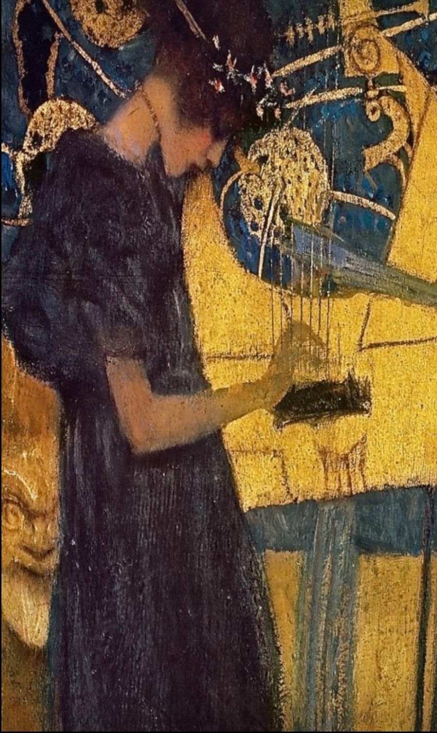 Gustav Klimt's music painting
