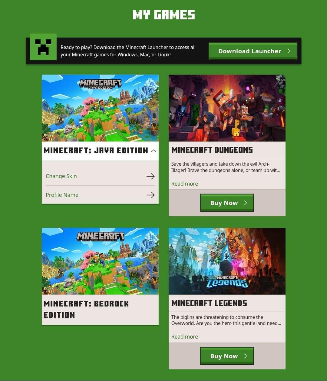 Jual Beli Akun Minecraft | Facebook