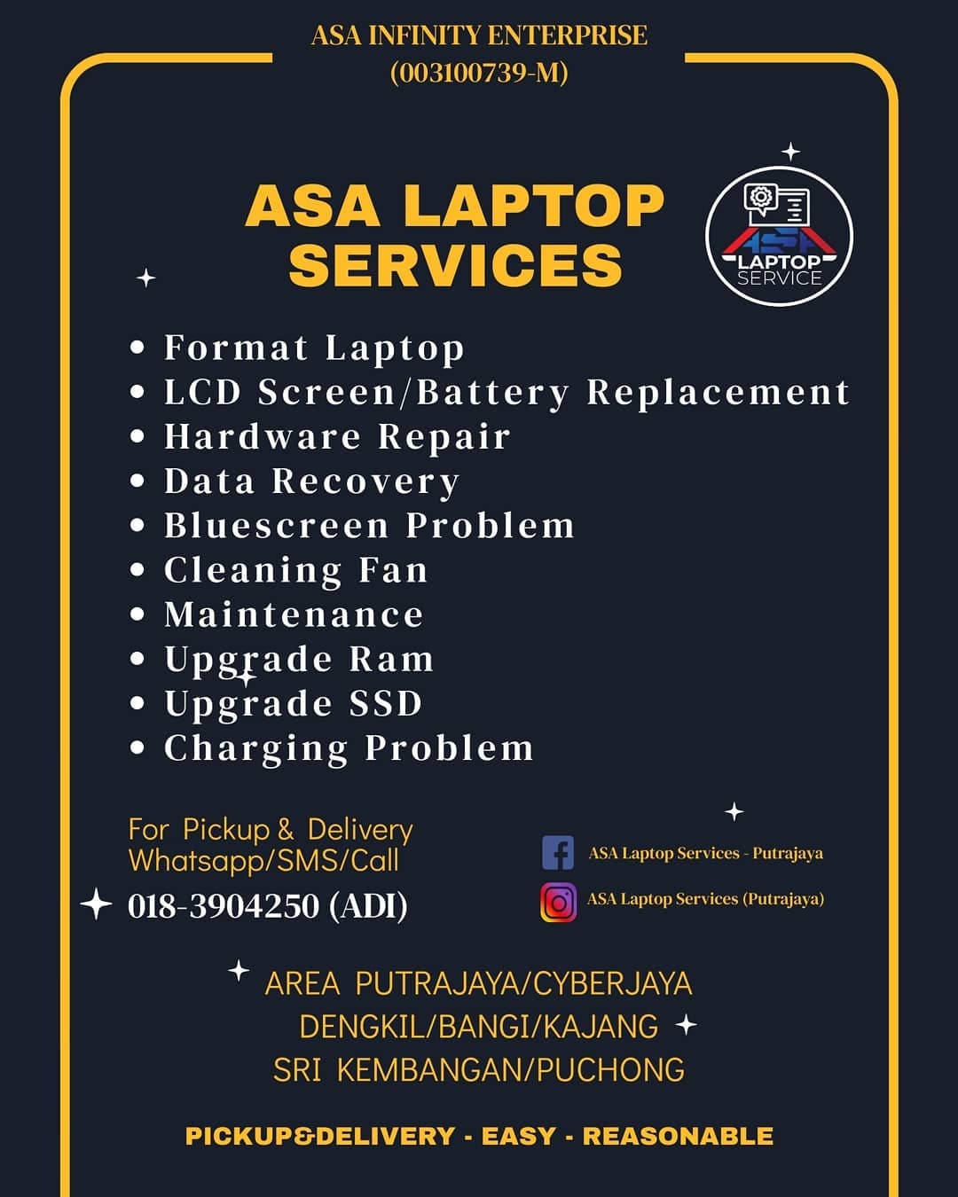 ASA Laptop Services - Putrajaya
