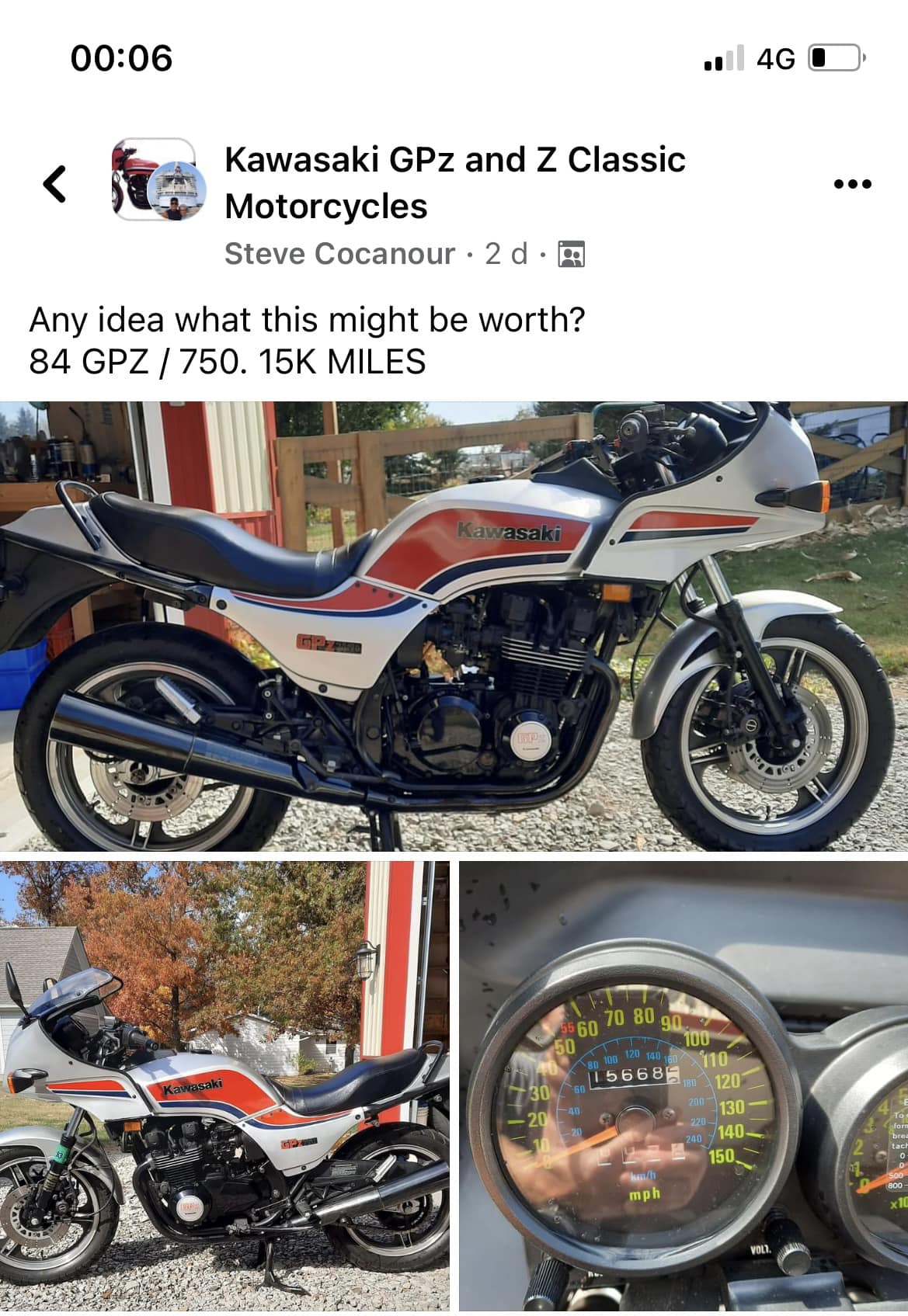 Classic Kawasaki bike prices have dropped