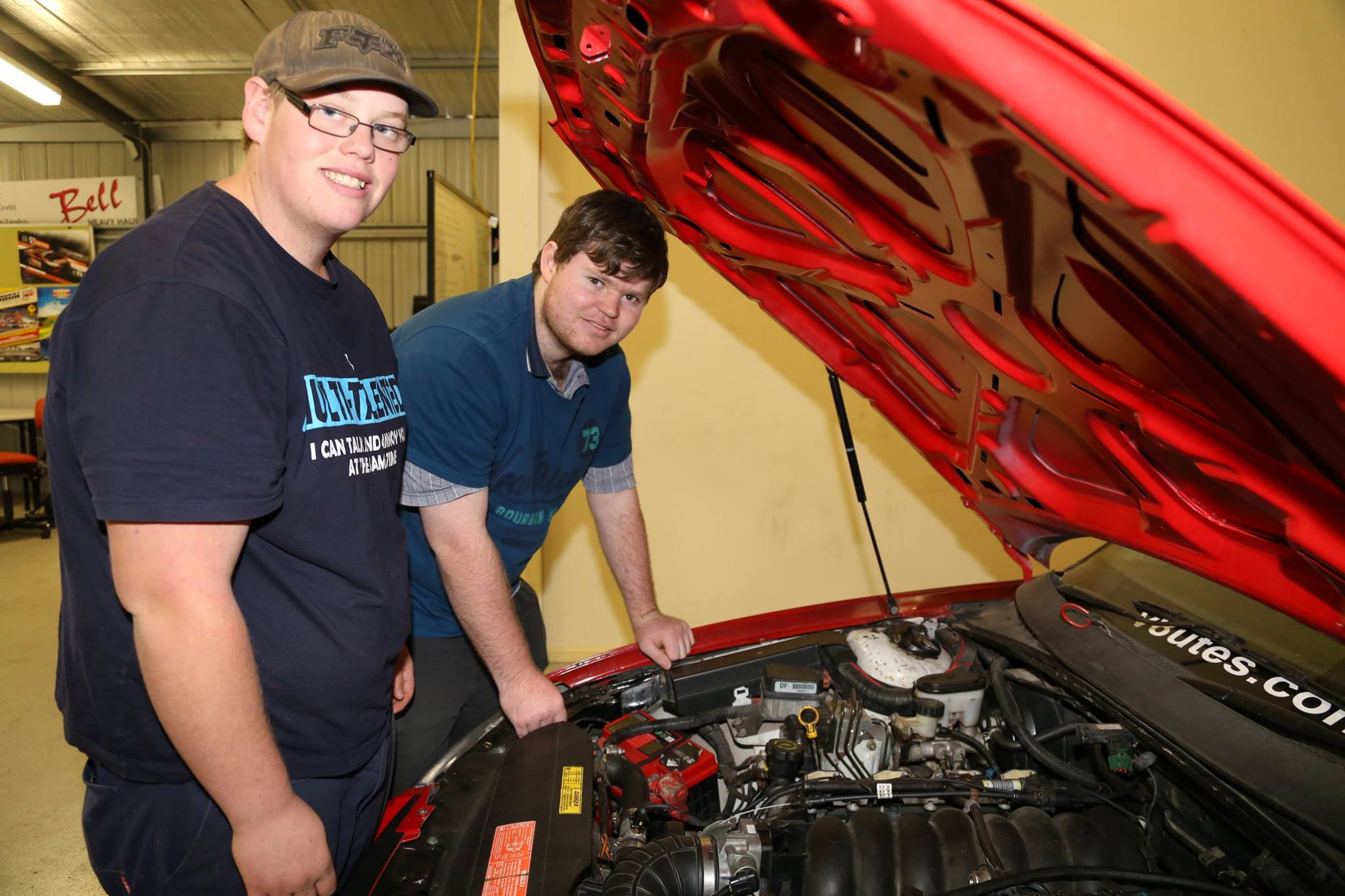 TAFE NSW Dubbo - Dubbo students Bradley Field and...
